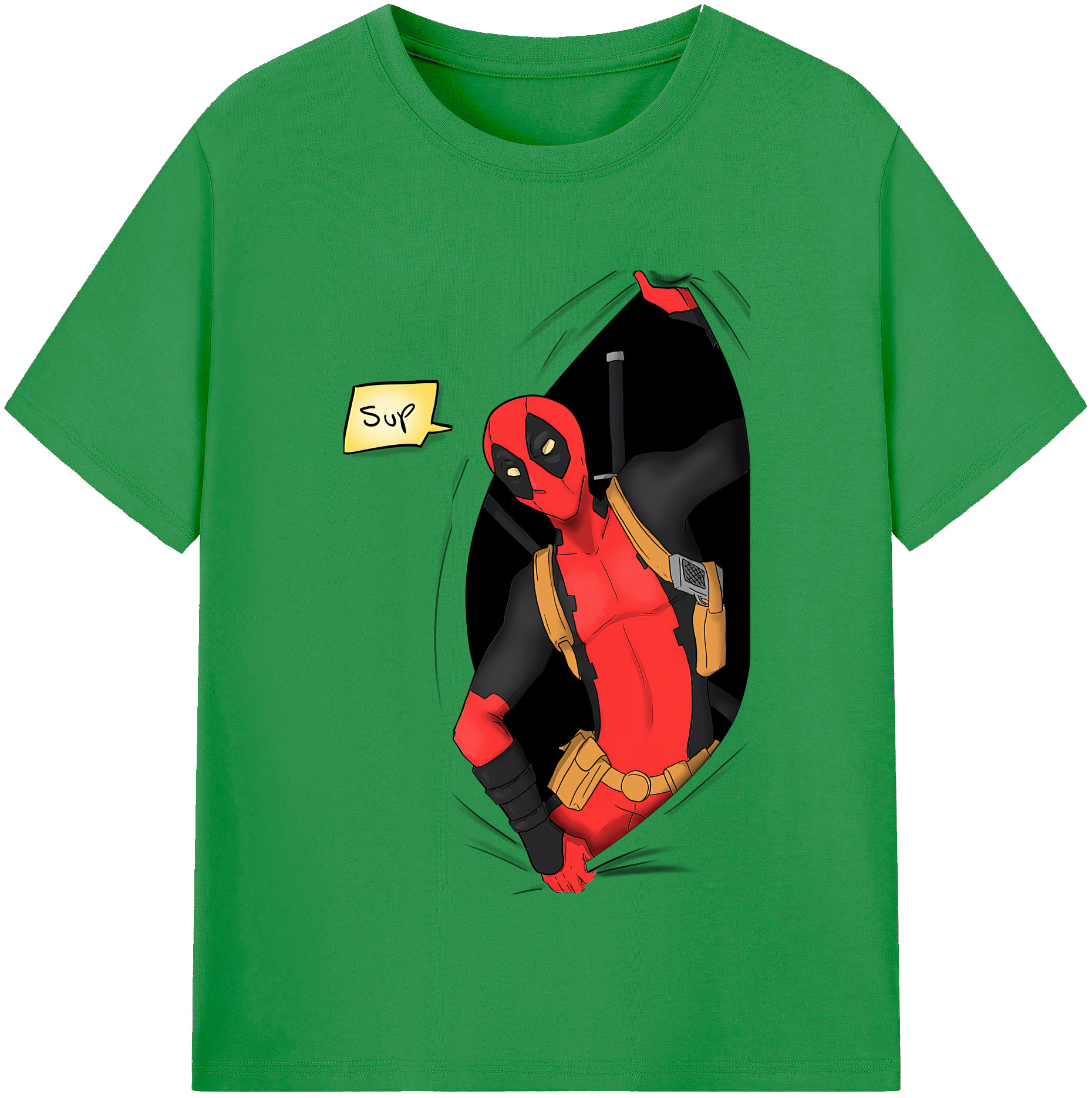 （画像用） Deadpool デッドプール レディースカジュアルプリントTシャツ（綿100％）