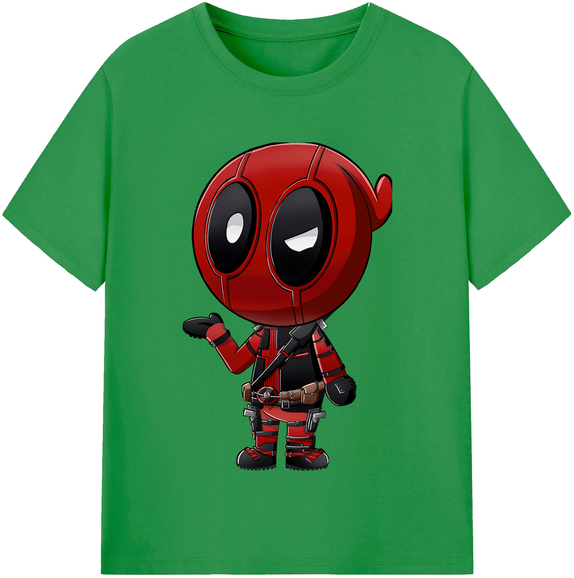 （画像用） Deadpool デッドプール レディースカジュアルプリントTシャツ（綿100％）