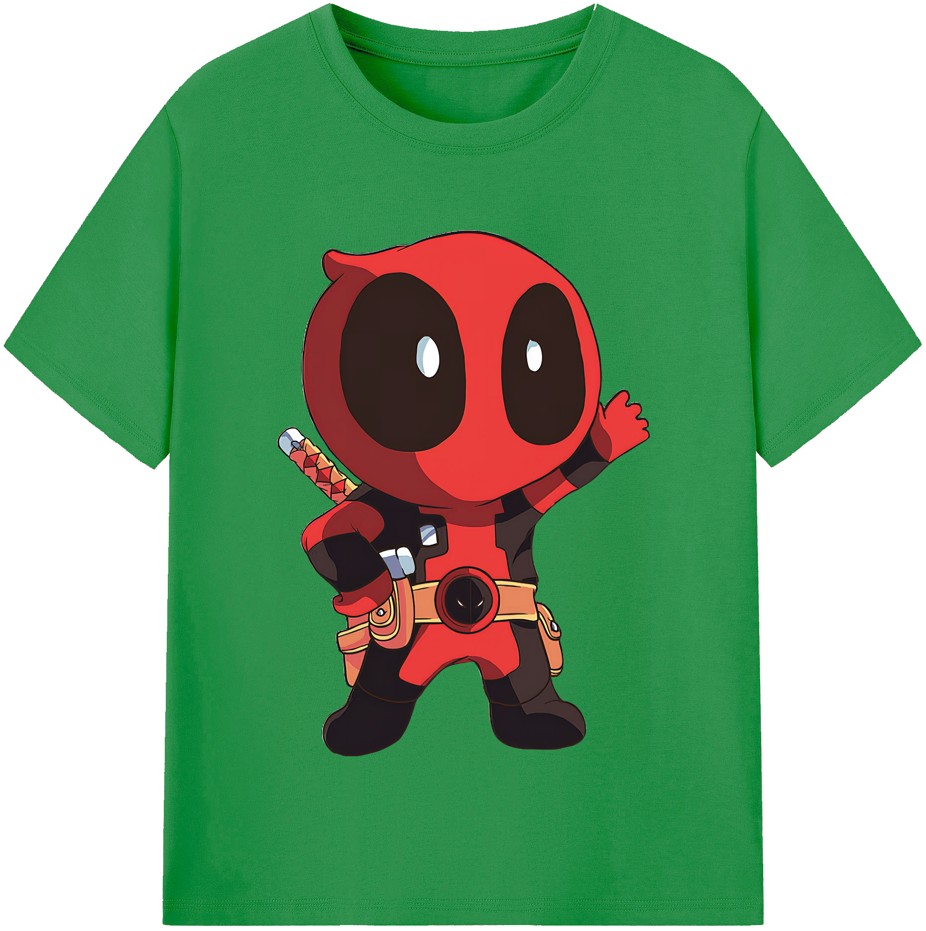 （画像用） Deadpool デッドプール レディースカジュアルプリントTシャツ（綿100％）