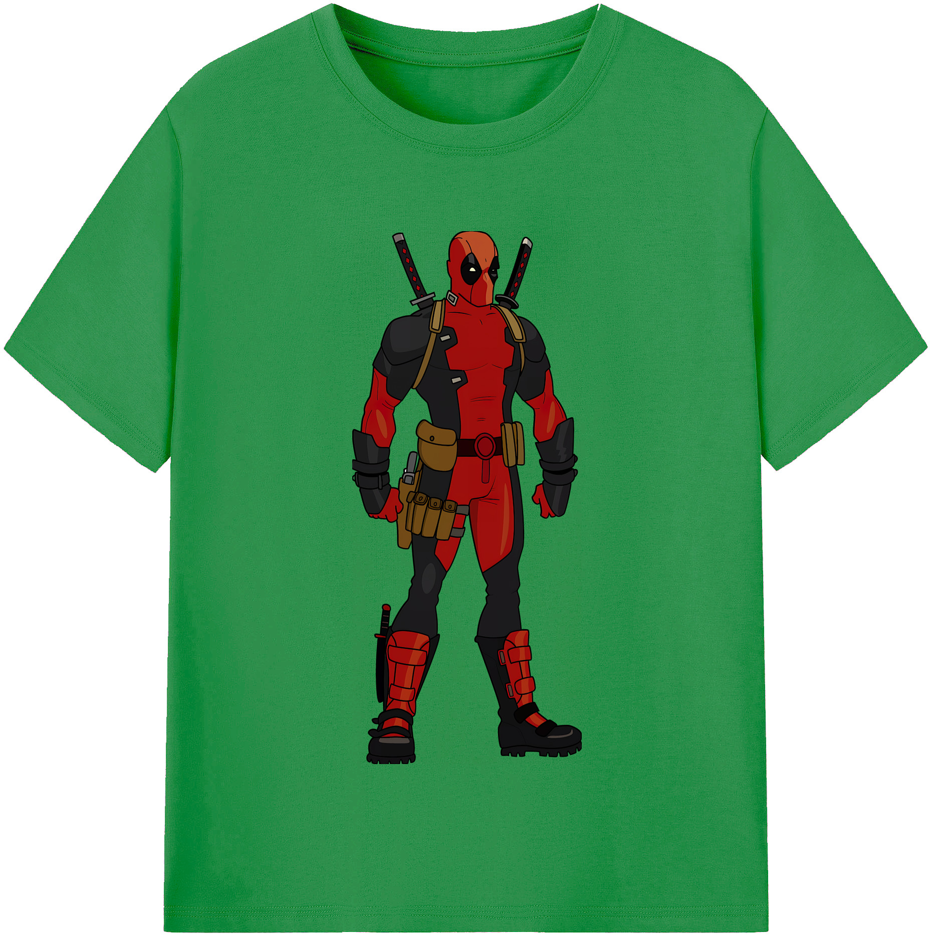 （画像用） Deadpool デッドプール レディースカジュアルプリントTシャツ（綿100％）