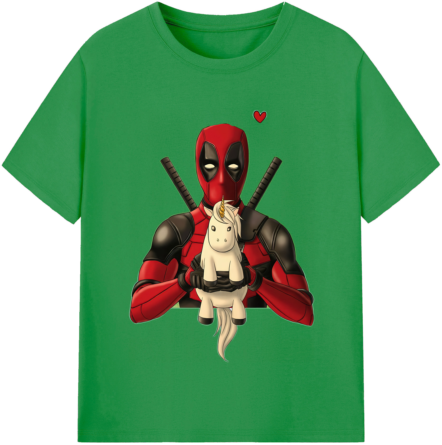 （画像用） Deadpool デッドプール レディースカジュアルプリントTシャツ（綿100％）