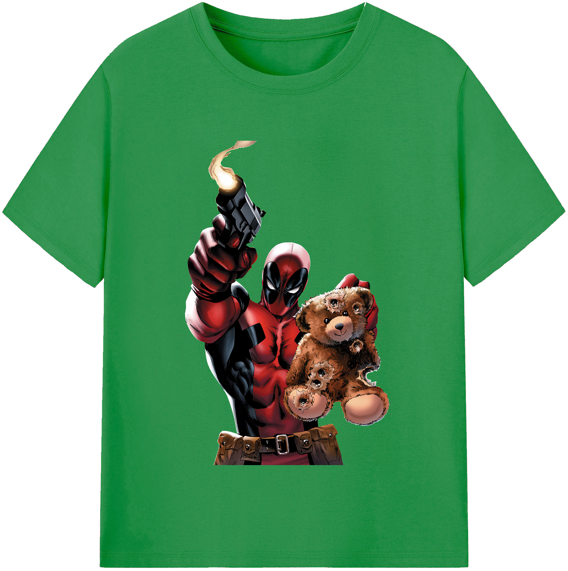 （画像用） Deadpool デッドプール レディースカジュアルプリントTシャツ（綿100％）