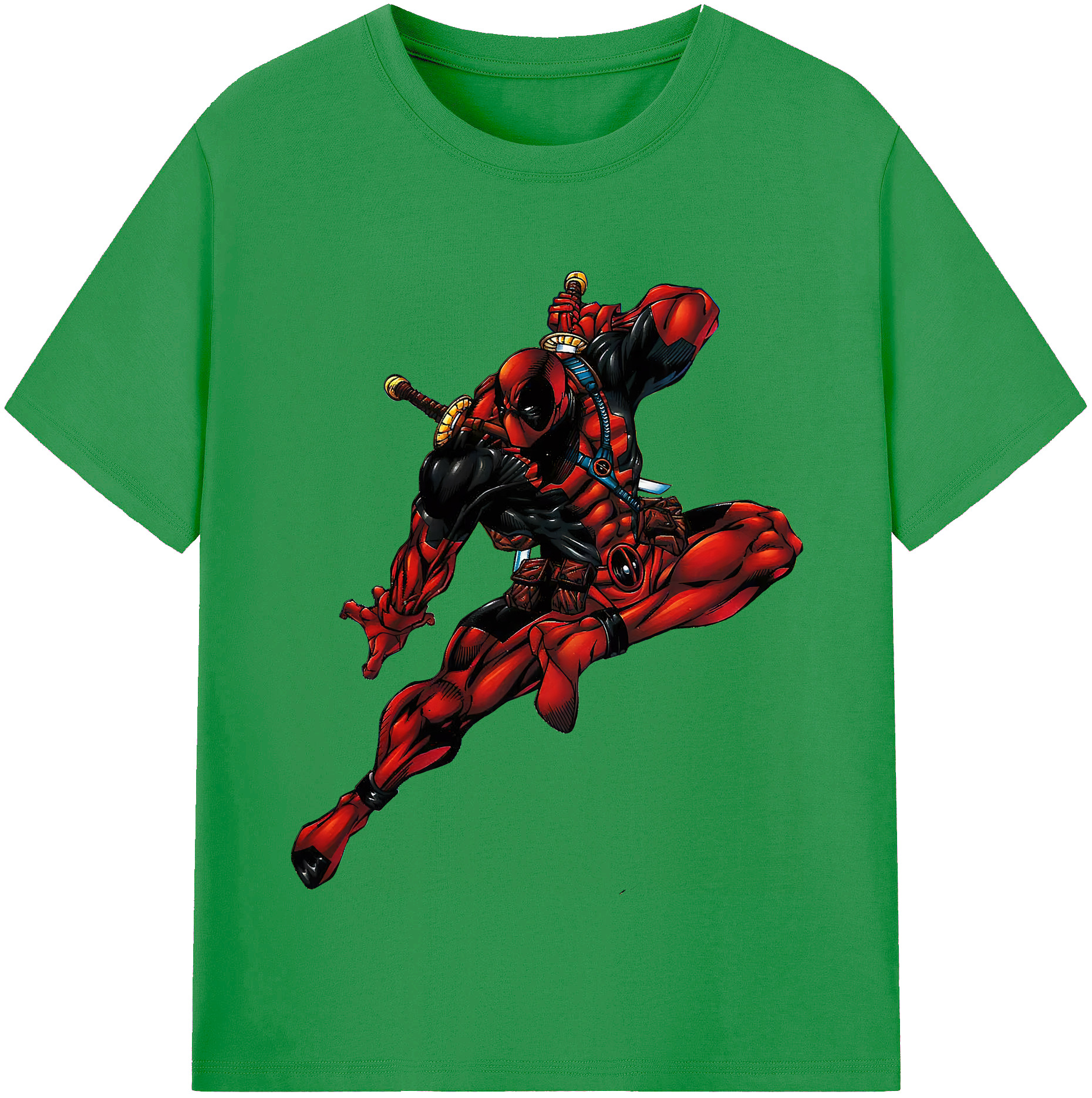 （画像用） Deadpool デッドプール レディースカジュアルプリントTシャツ（綿100％）