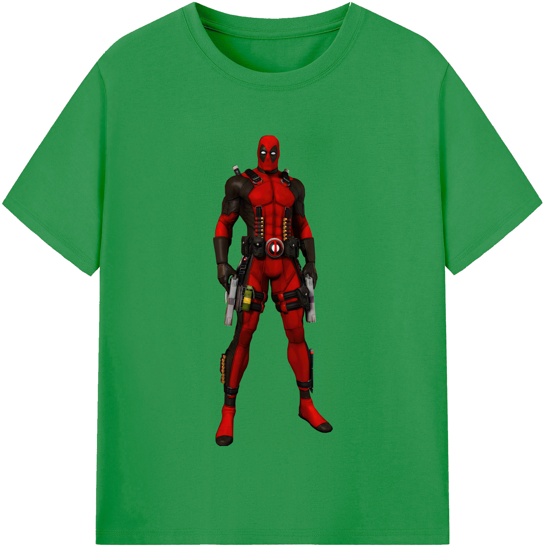 （画像用） Deadpool デッドプール レディースカジュアルプリントTシャツ（綿100％）
