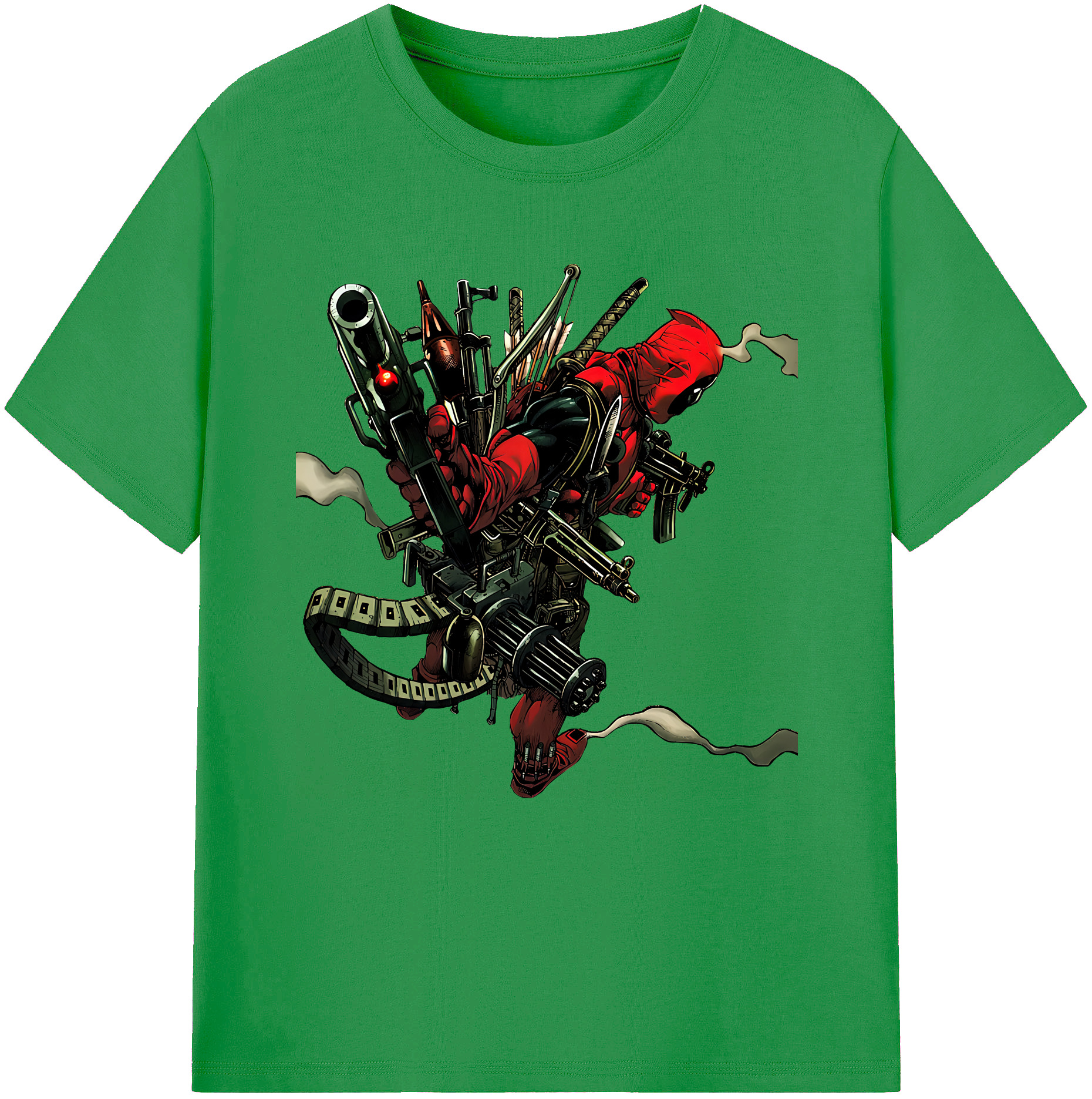 （画像用） Deadpool デッドプール レディースカジュアルプリントTシャツ（綿100％）