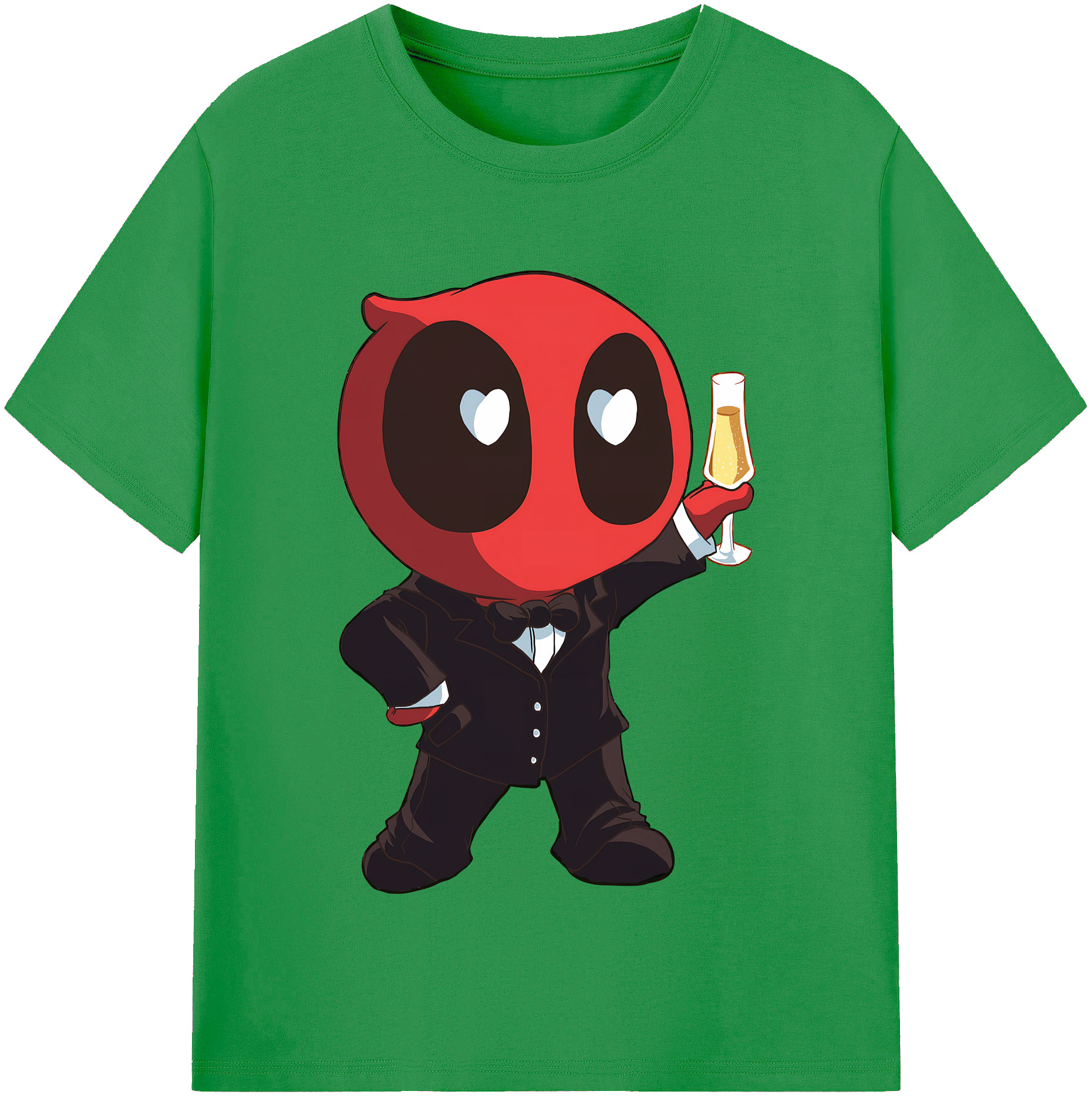 （画像用） Deadpool デッドプール レディースカジュアルプリントTシャツ（綿100％）