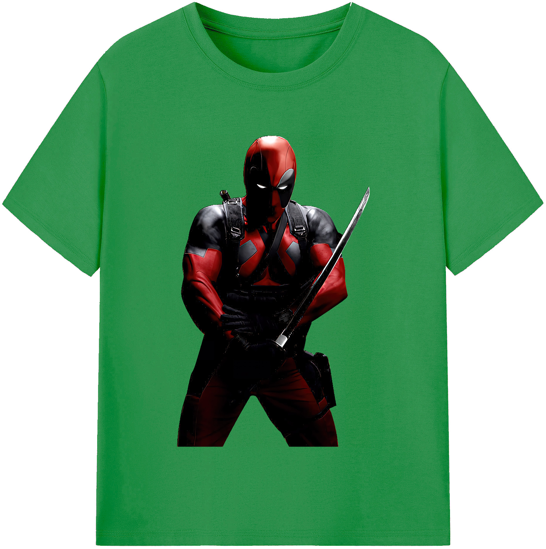（画像用） Deadpool デッドプール レディースカジュアルプリントTシャツ（綿100％）