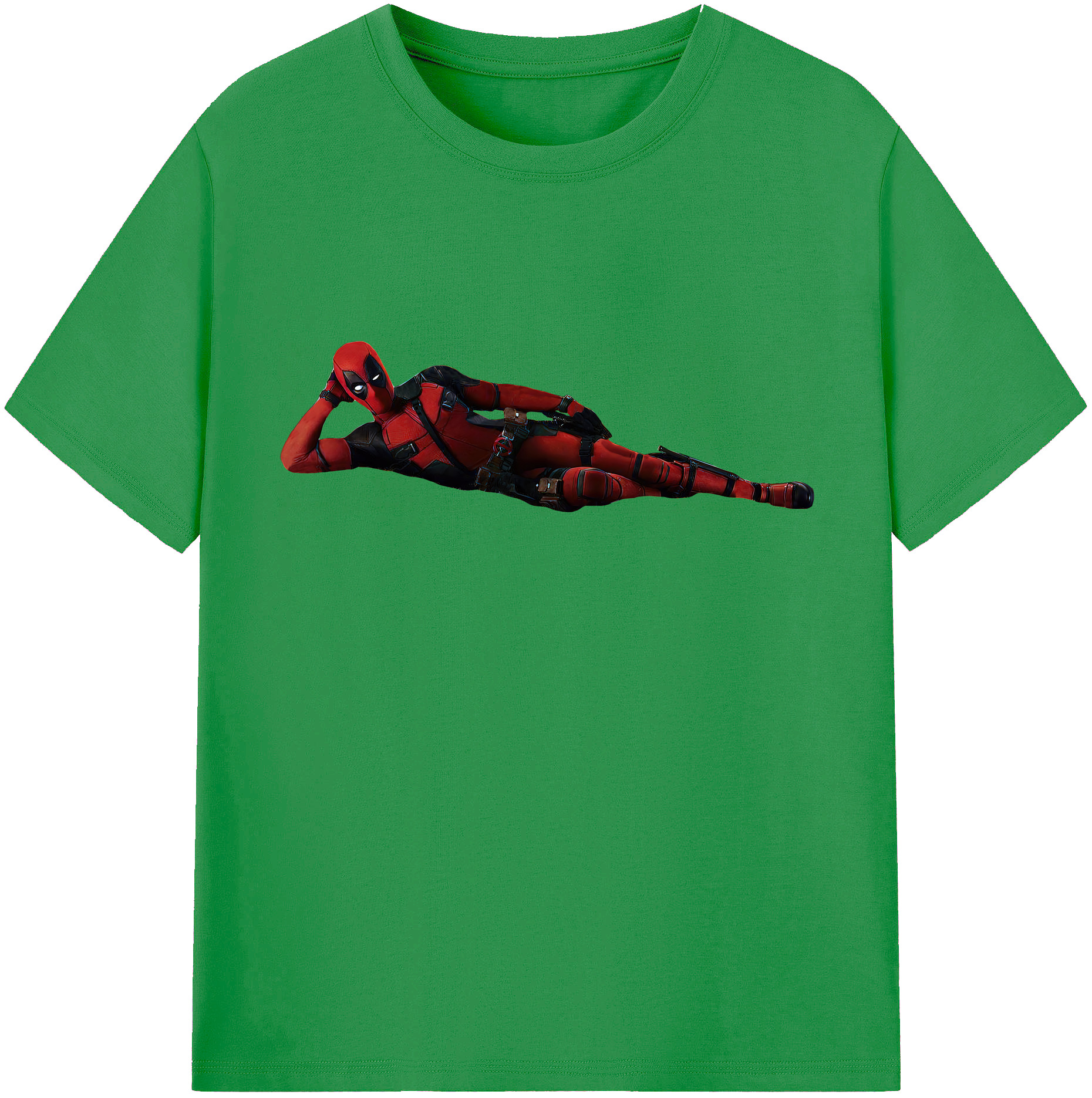 （画像用） Deadpool デッドプール レディースカジュアルプリントTシャツ（綿100％）