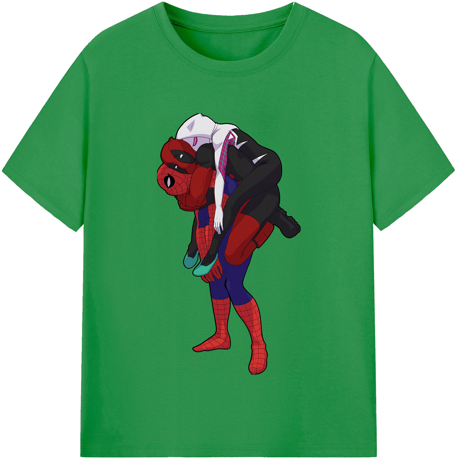 （画像用） Deadpool デッドプール レディースカジュアルプリントTシャツ（綿100％）
