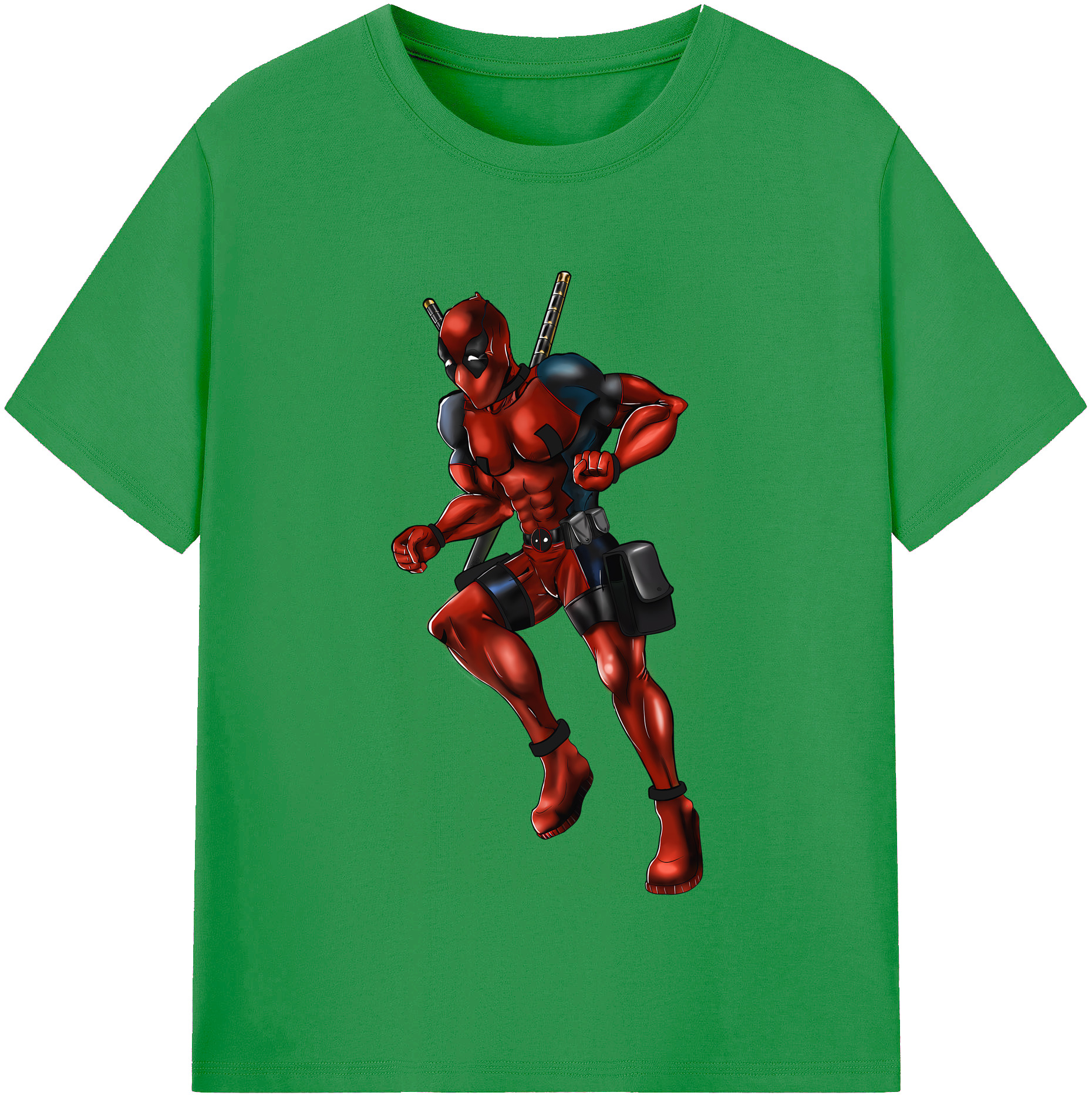 （画像用） Deadpool デッドプール レディースカジュアルプリントTシャツ（綿100％）