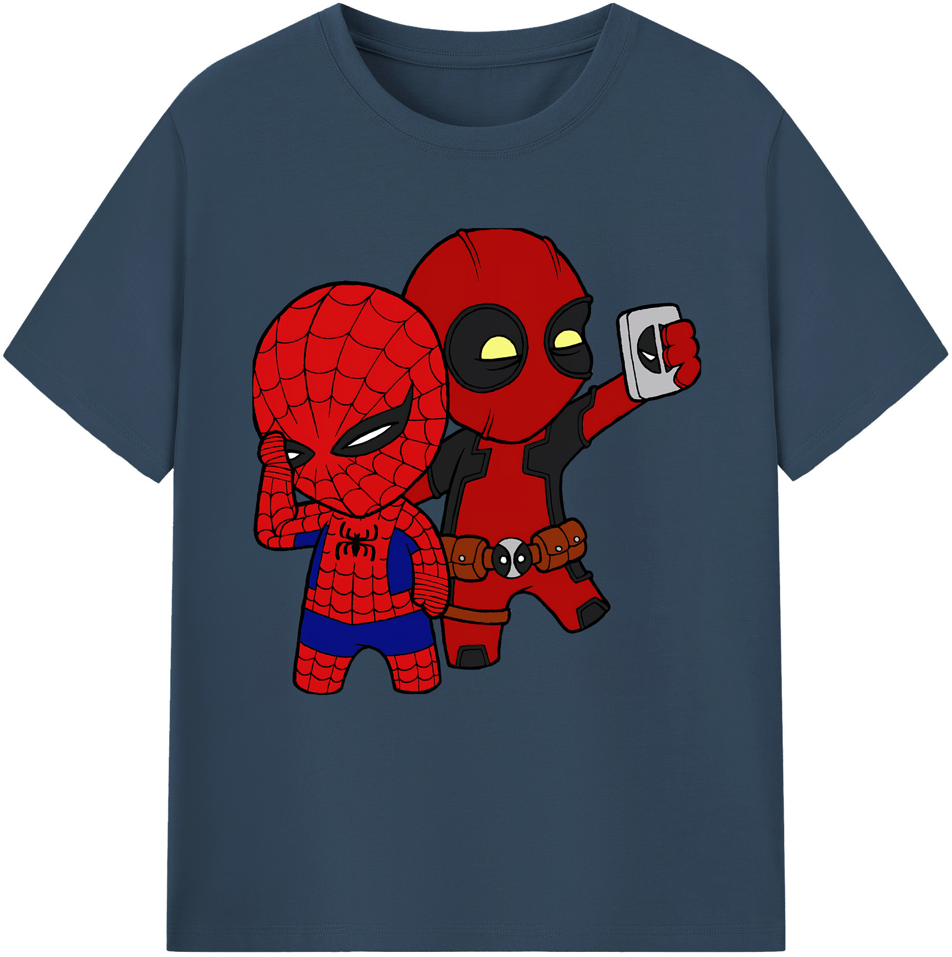 （画像用） Deadpool デッドプール レディースカジュアルプリントTシャツ（綿100％）