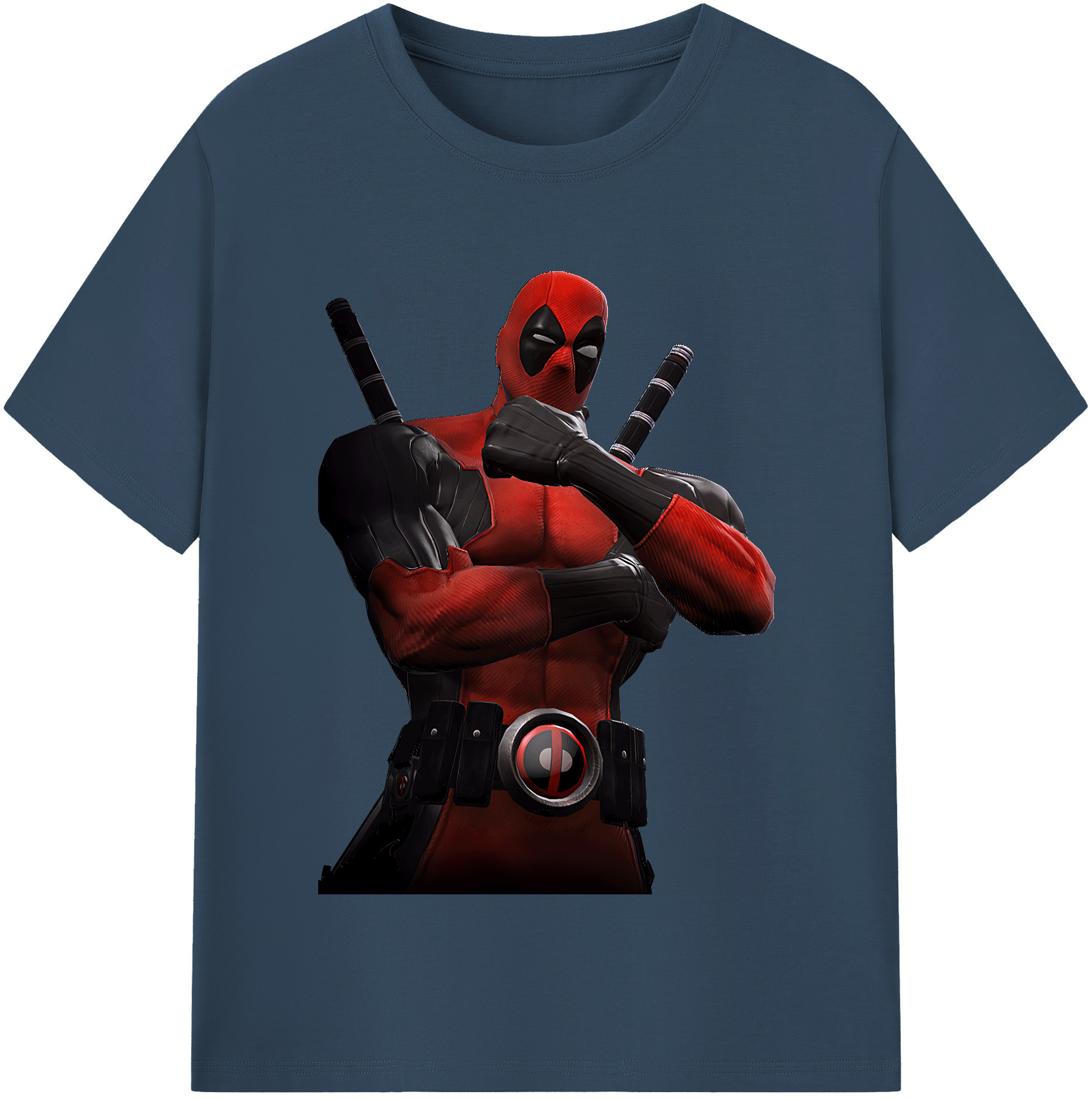 （画像用） Deadpool デッドプール レディースカジュアルプリントTシャツ（綿100％）
