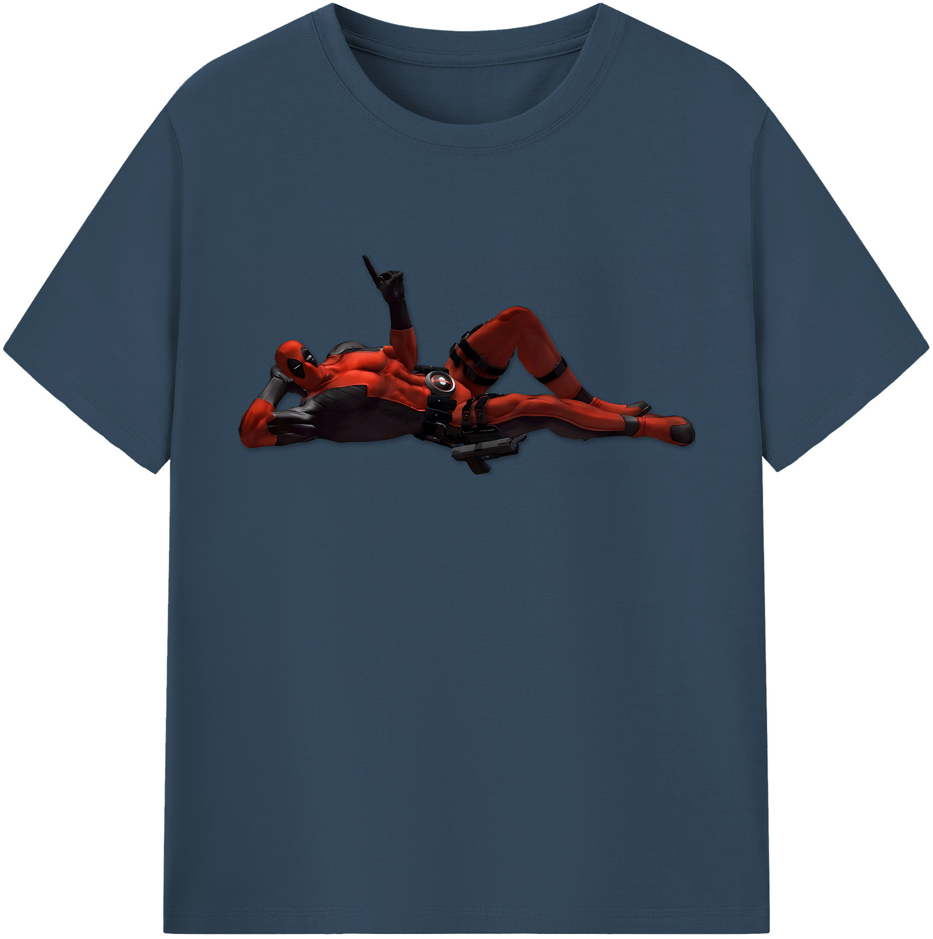 （画像用） Deadpool デッドプール レディースカジュアルプリントTシャツ（綿100％）