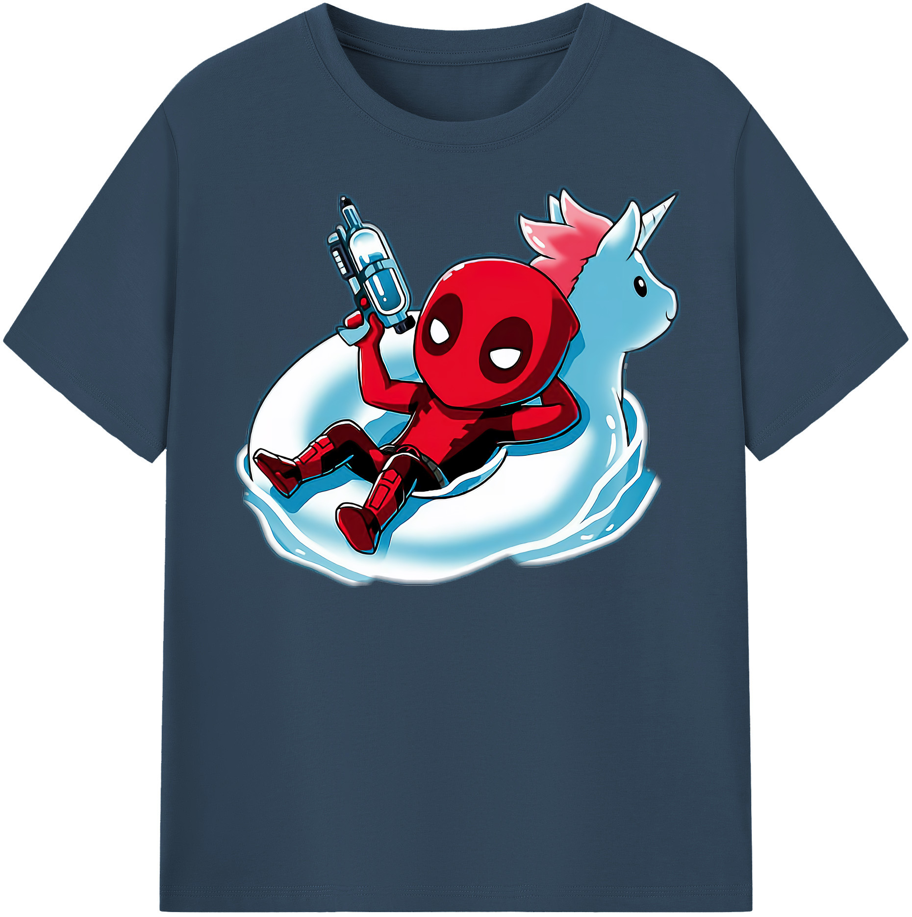 （画像用） Deadpool デッドプール レディースカジュアルプリントTシャツ（綿100％）