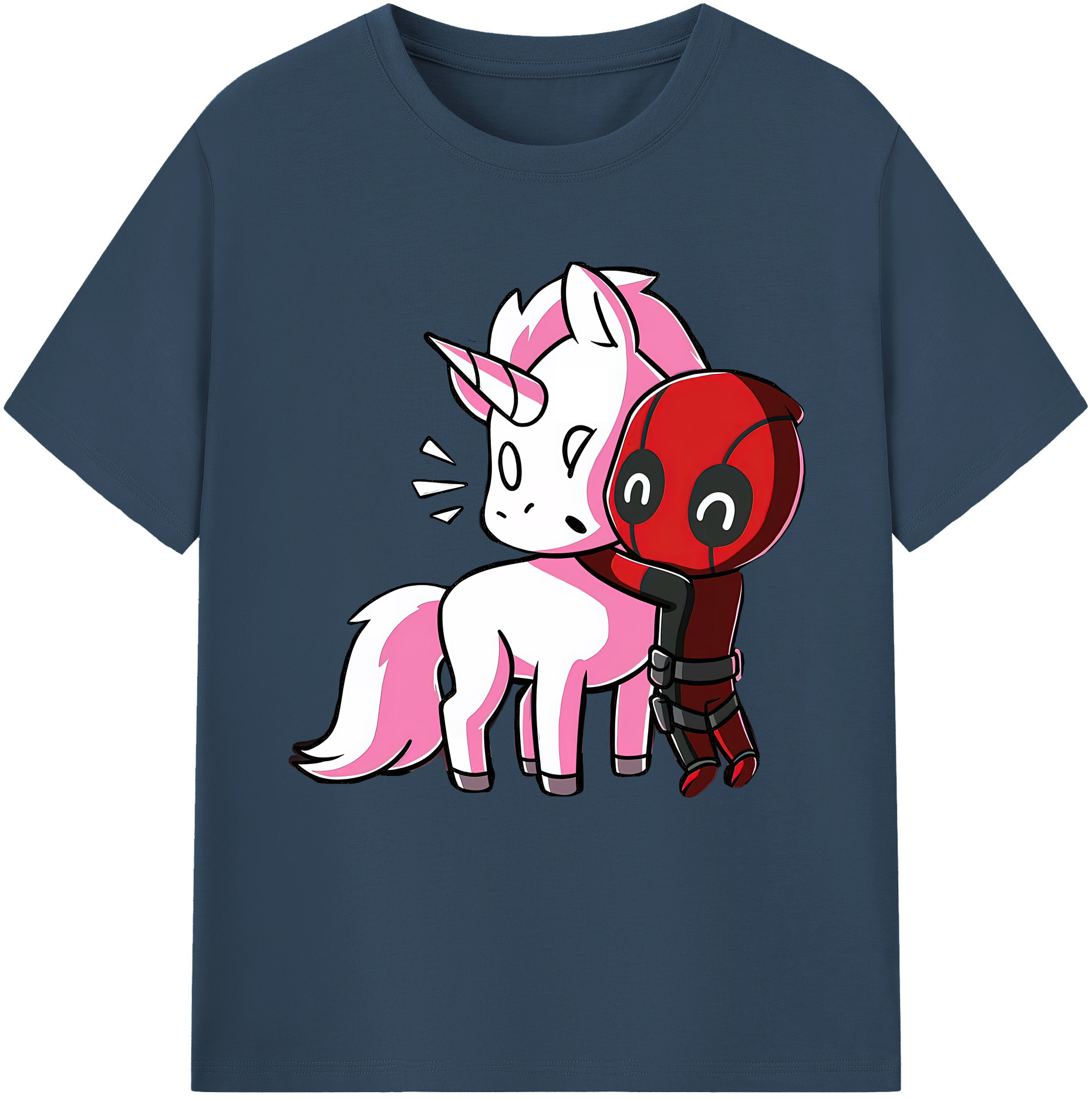 （画像用） Deadpool デッドプール レディースカジュアルプリントTシャツ（綿100％）