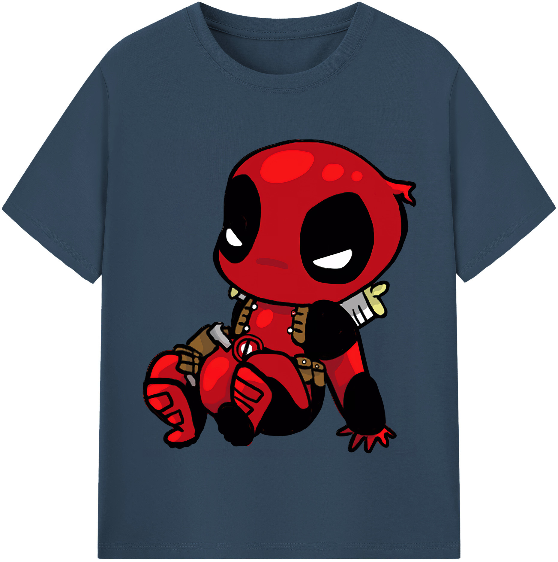 （画像用） Deadpool デッドプール レディースカジュアルプリントTシャツ（綿100％）