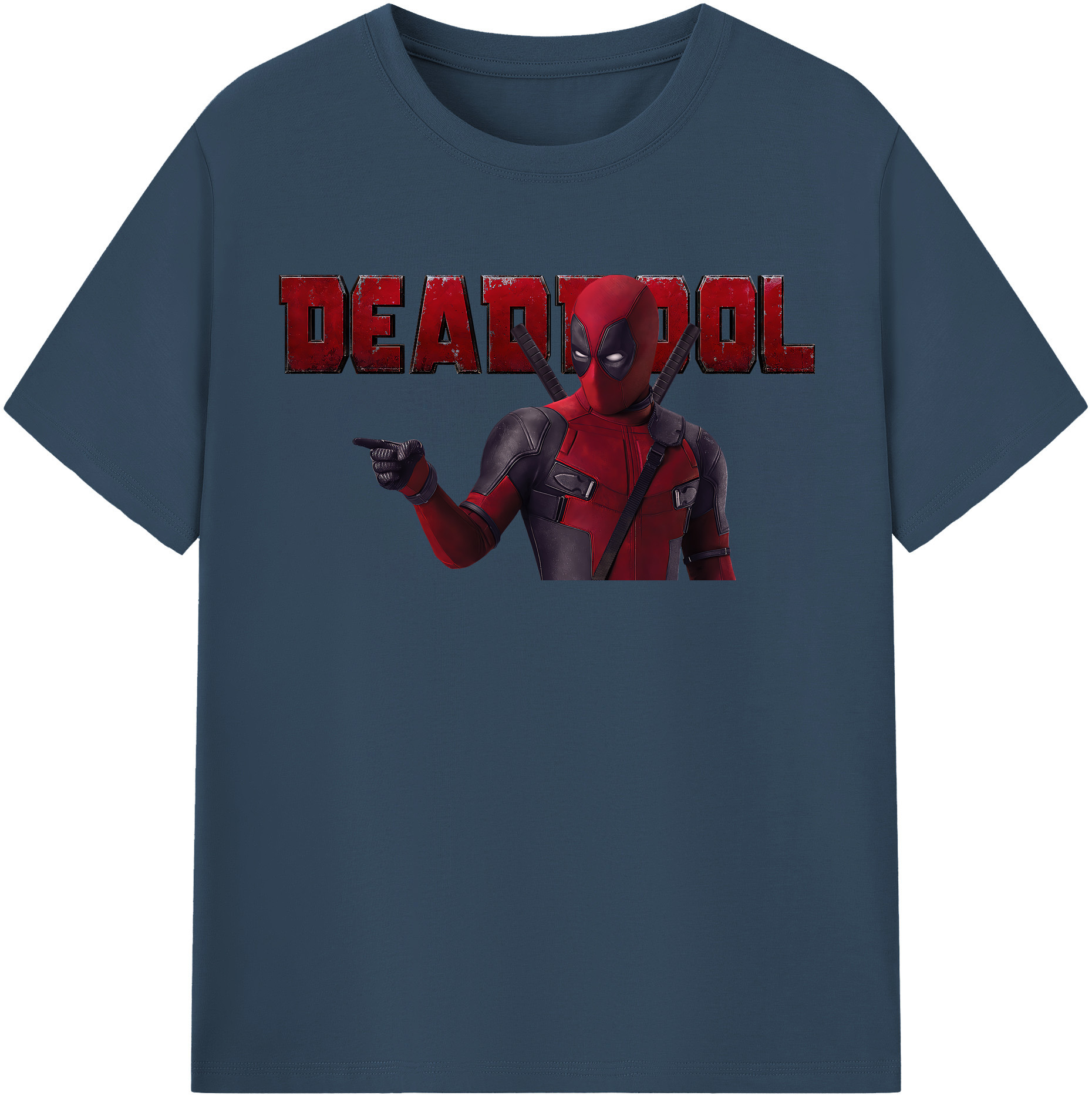 （画像用） Deadpool デッドプール レディースカジュアルプリントTシャツ（綿100％）