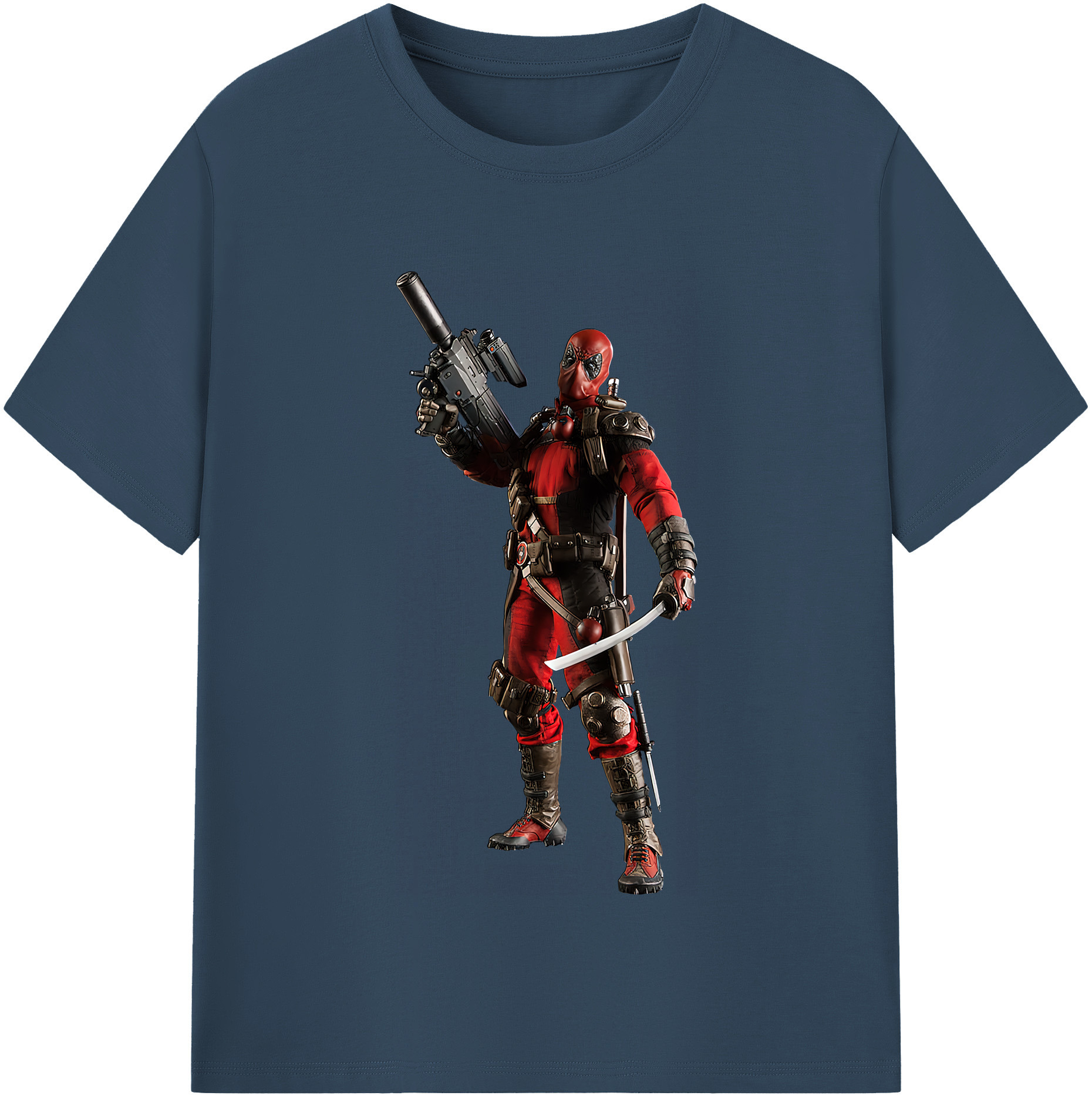 （画像用） Deadpool デッドプール レディースカジュアルプリントTシャツ（綿100％）