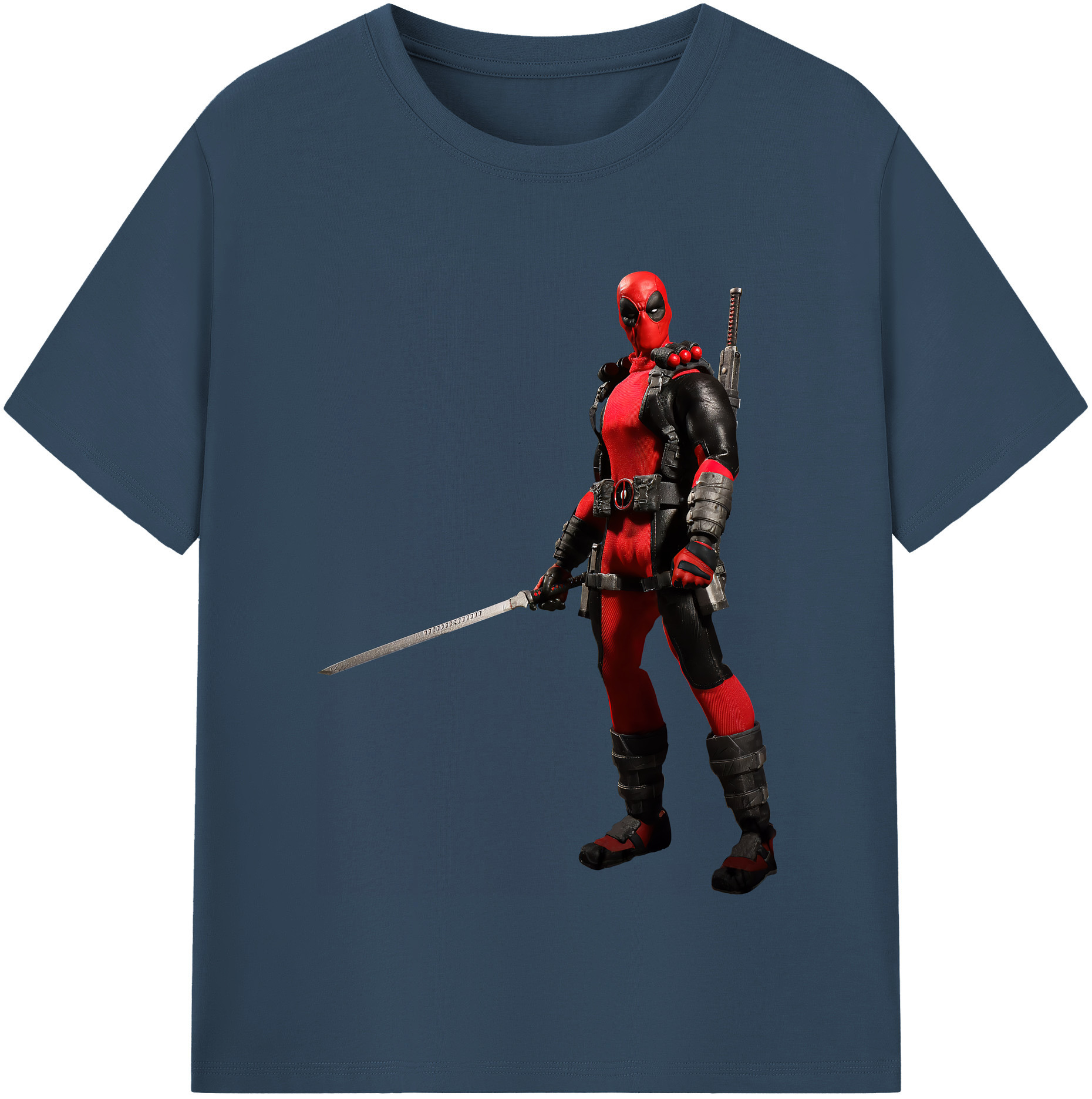 （画像用） Deadpool デッドプール レディースカジュアルプリントTシャツ（綿100％）