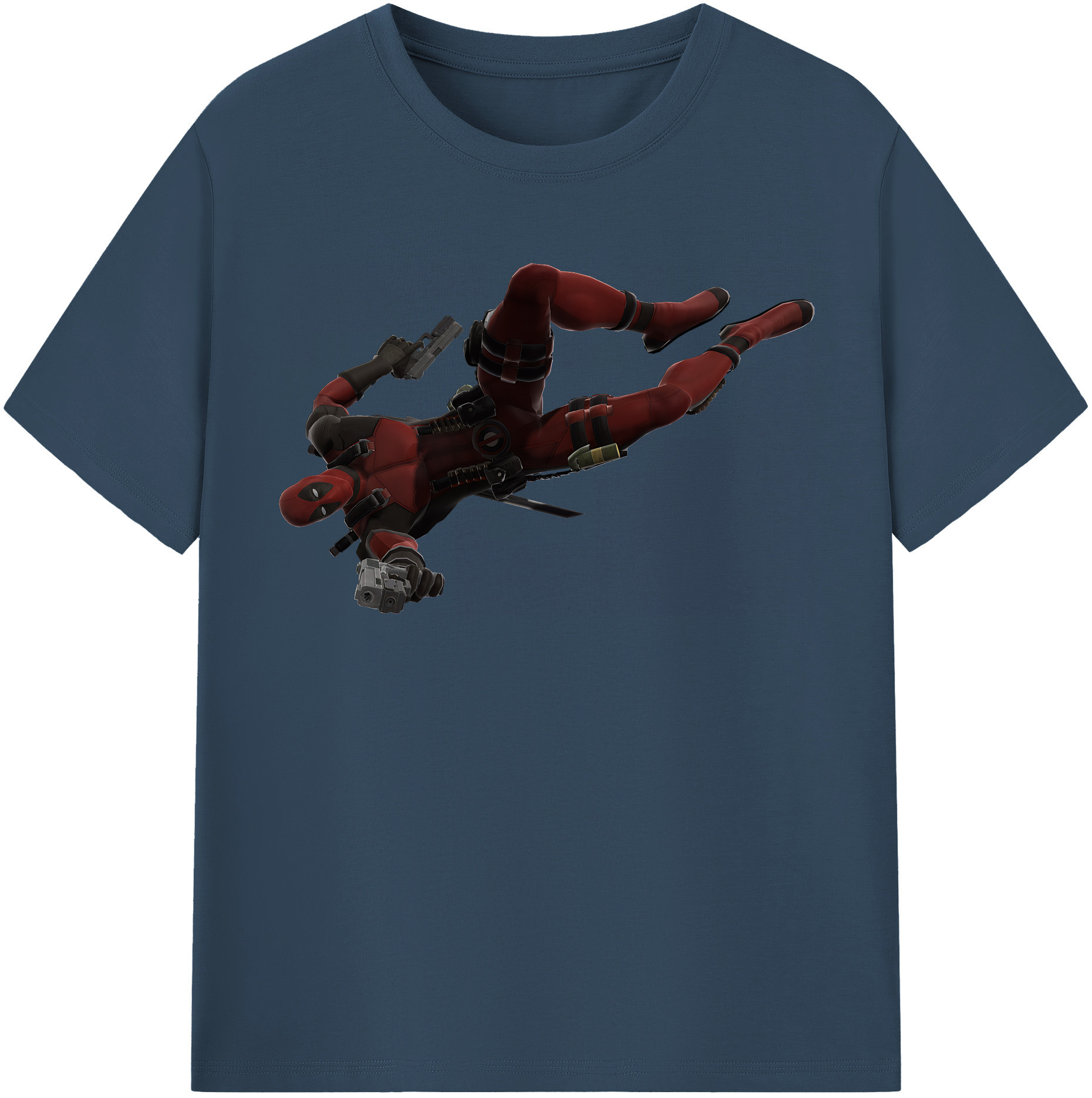 （画像用） Deadpool デッドプール レディースカジュアルプリントTシャツ（綿100％）