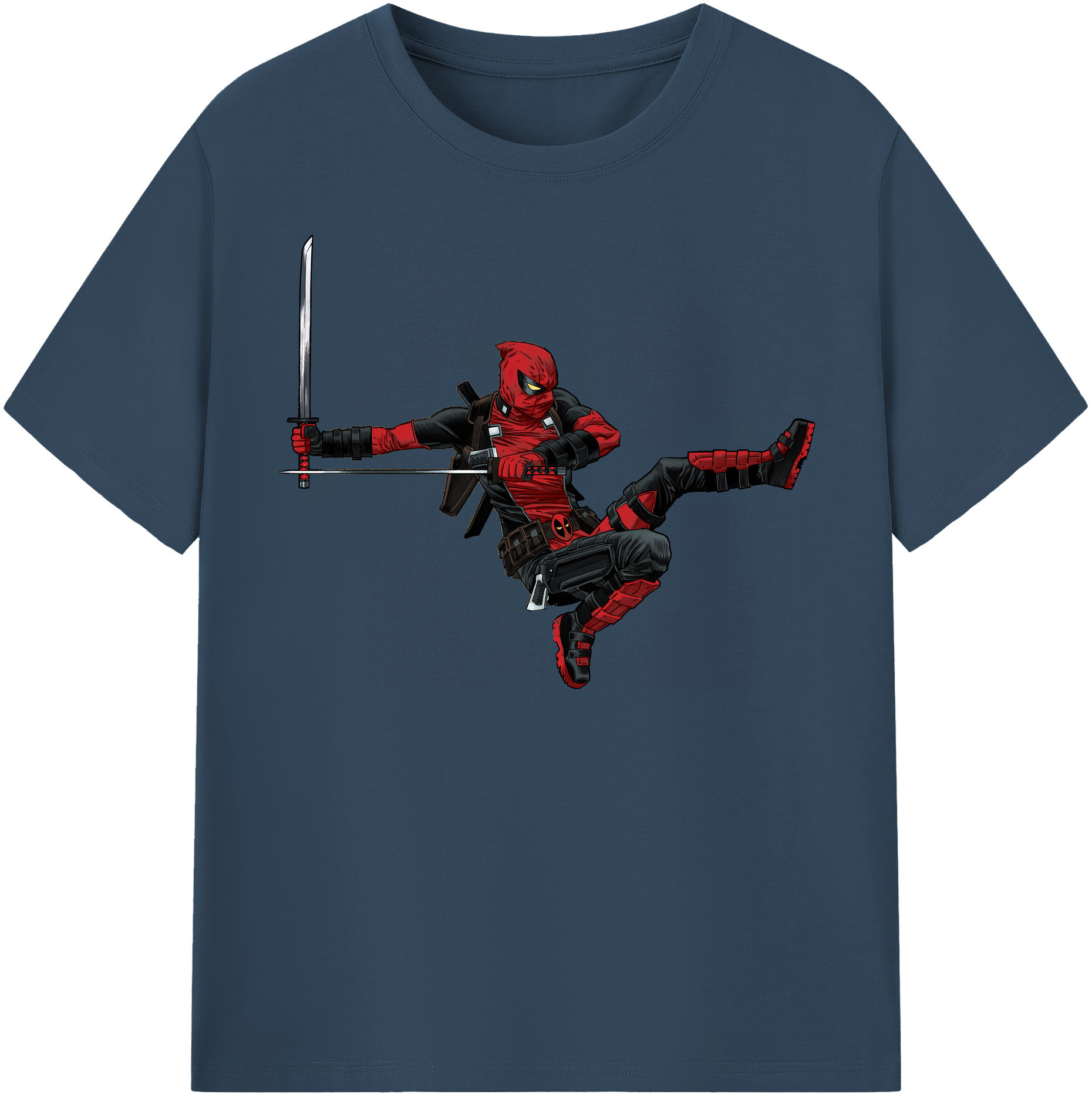 （画像用） Deadpool デッドプール レディースカジュアルプリントTシャツ（綿100％）