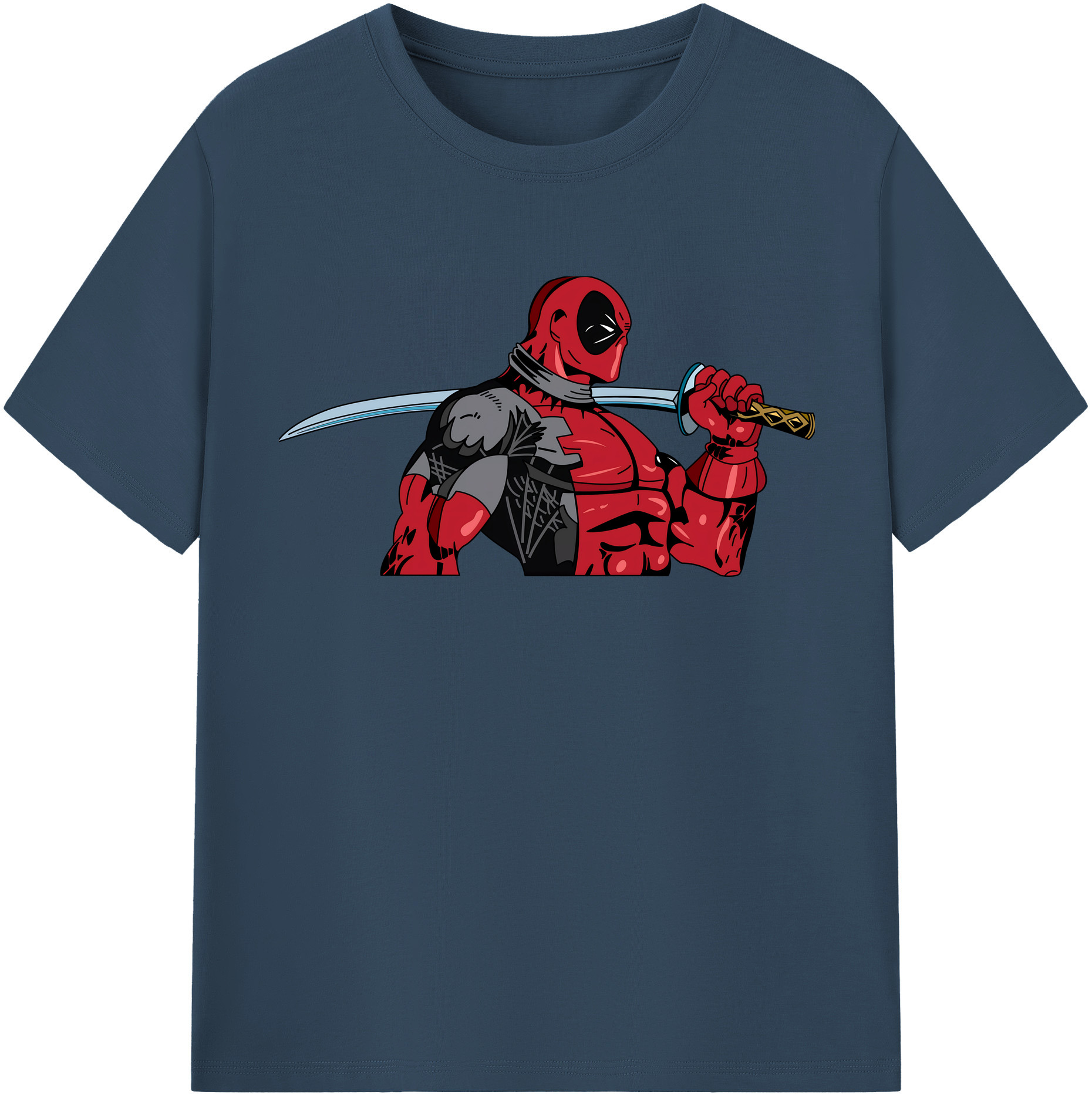 （画像用） Deadpool デッドプール レディースカジュアルプリントTシャツ（綿100％）