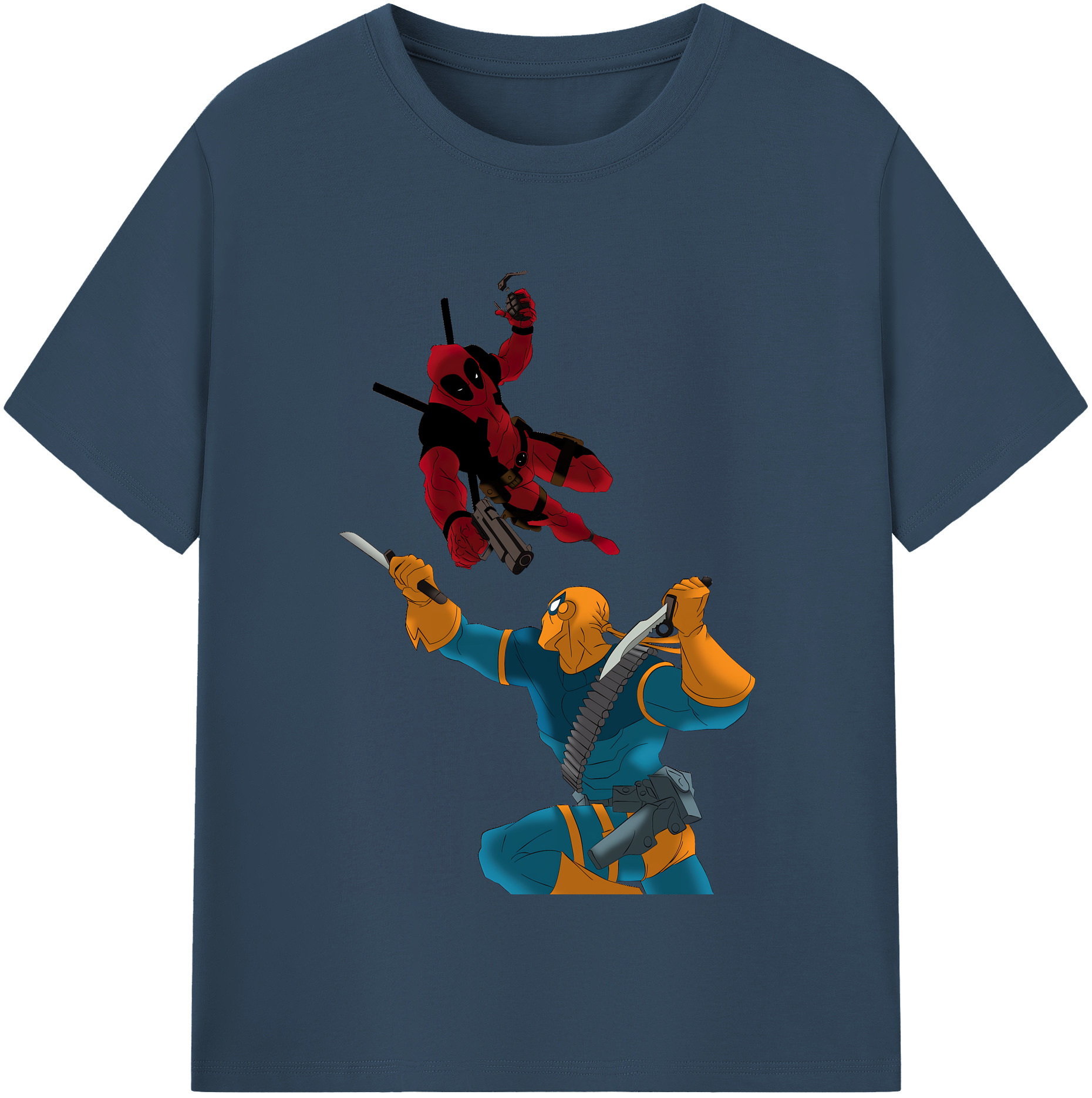 （画像用） Deadpool デッドプール レディースカジュアルプリントTシャツ（綿100％）