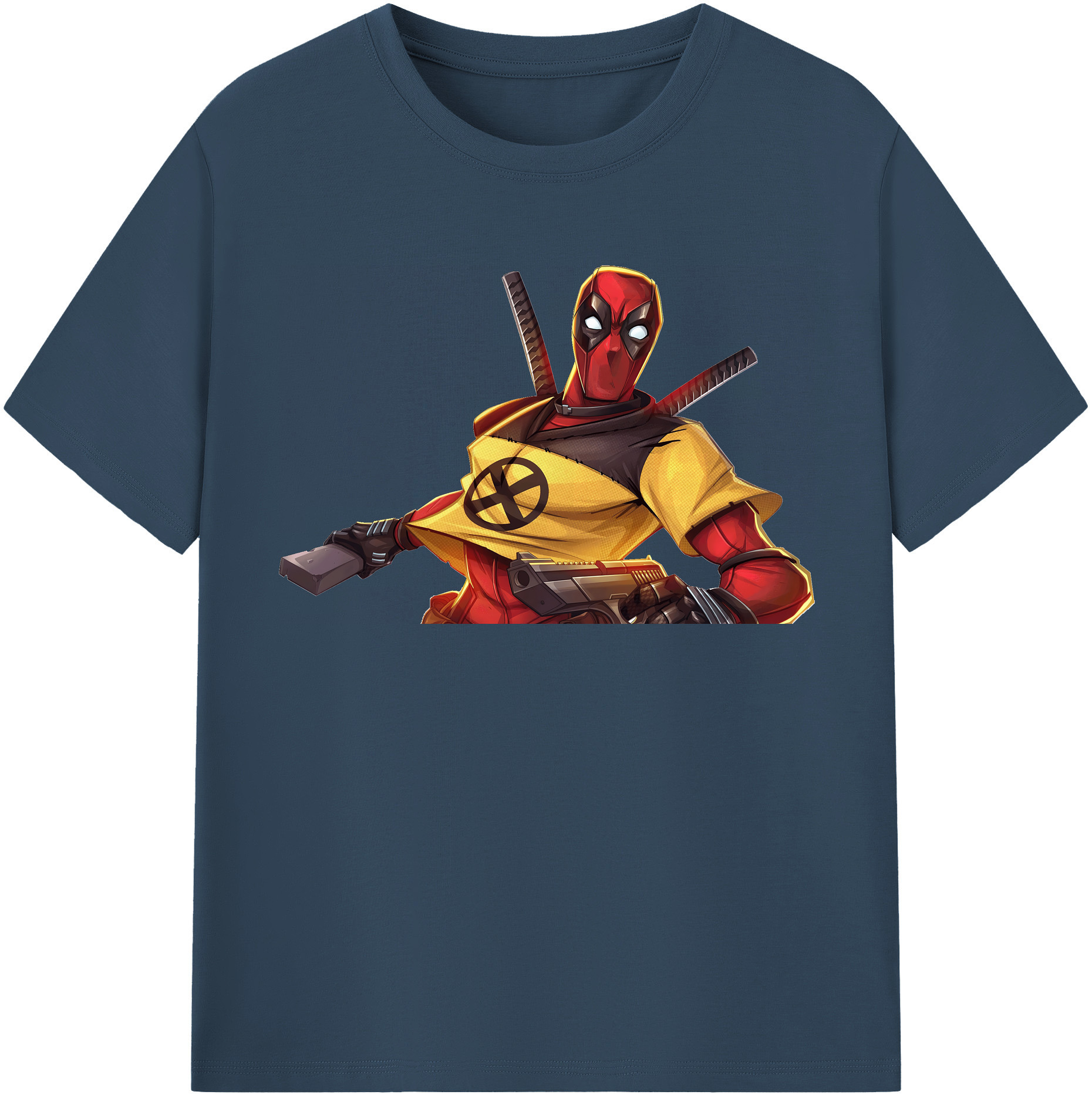 （画像用） Deadpool デッドプール レディースカジュアルプリントTシャツ（綿100％）