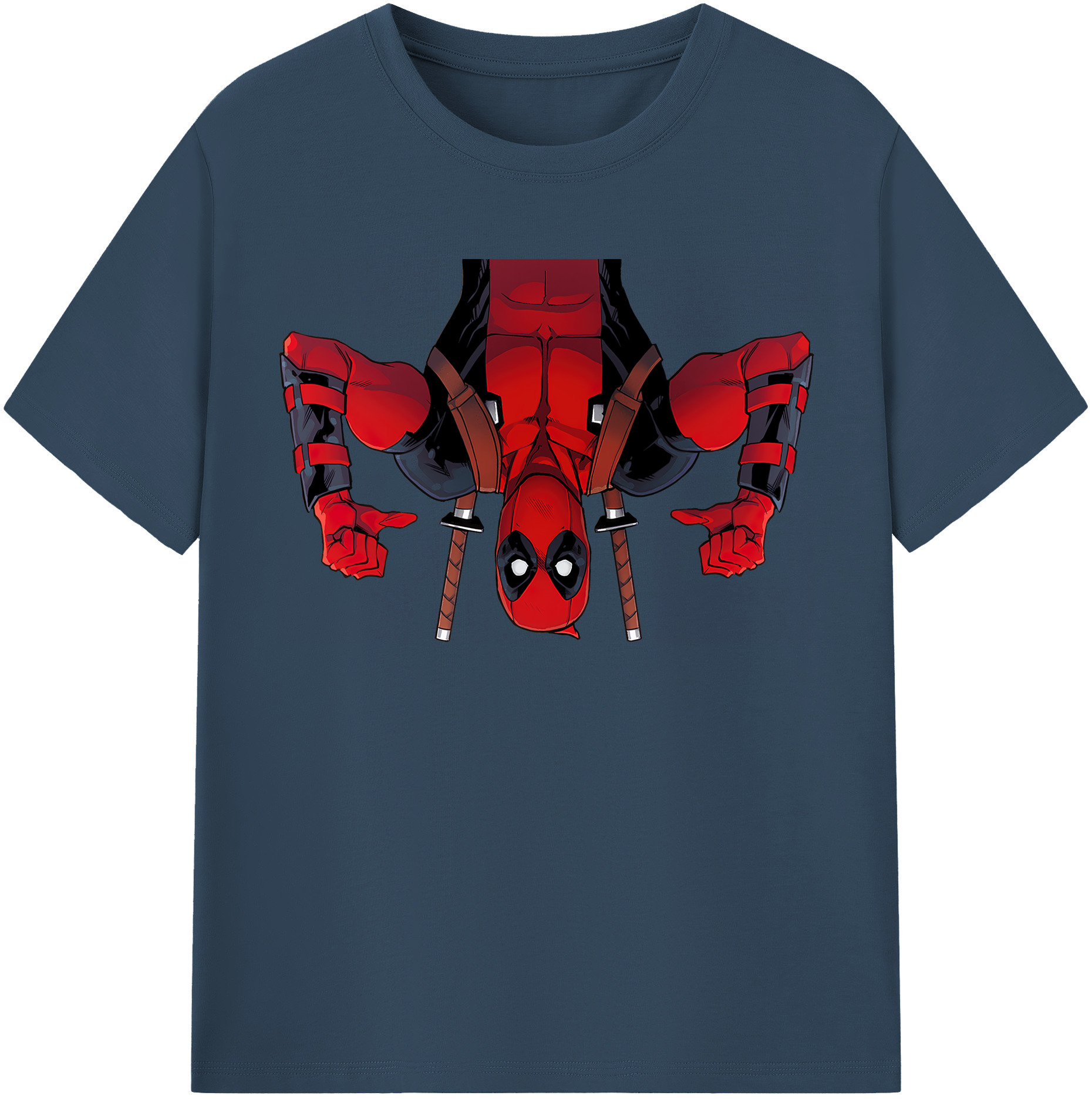 （画像用） Deadpool デッドプール レディースカジュアルプリントTシャツ（綿100％）