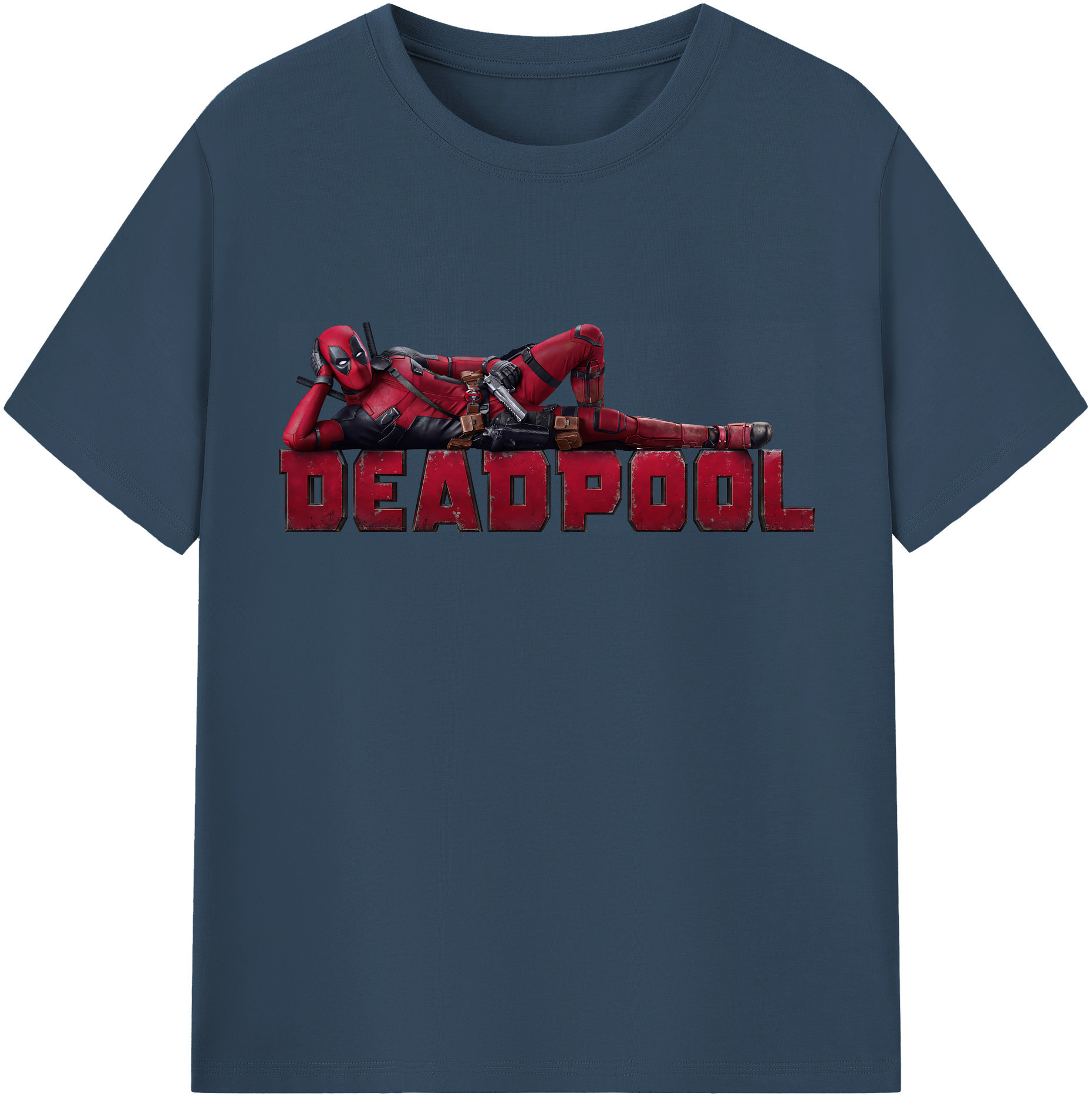 （画像用） Deadpool デッドプール レディースカジュアルプリントTシャツ（綿100％）