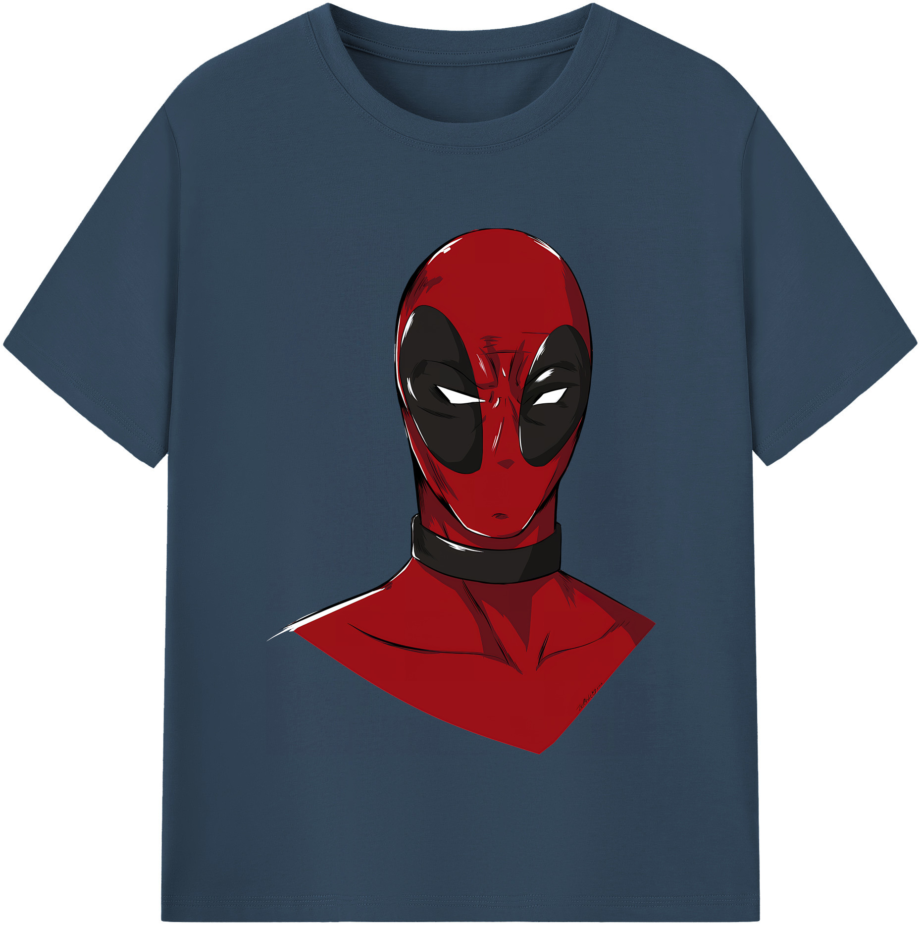 （画像用） Deadpool デッドプール レディースカジュアルプリントTシャツ（綿100％）