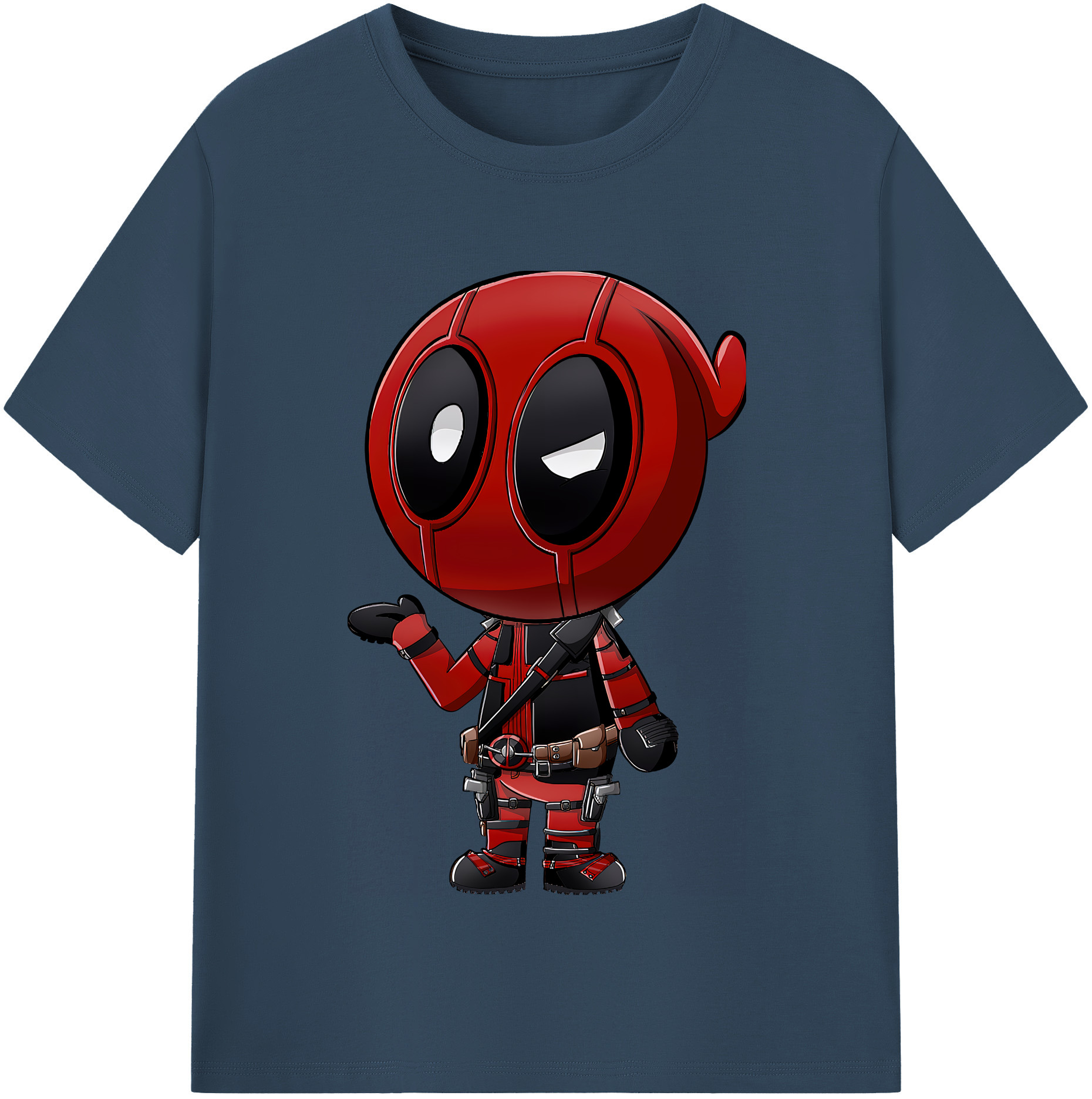 （画像用） Deadpool デッドプール レディースカジュアルプリントTシャツ（綿100％）