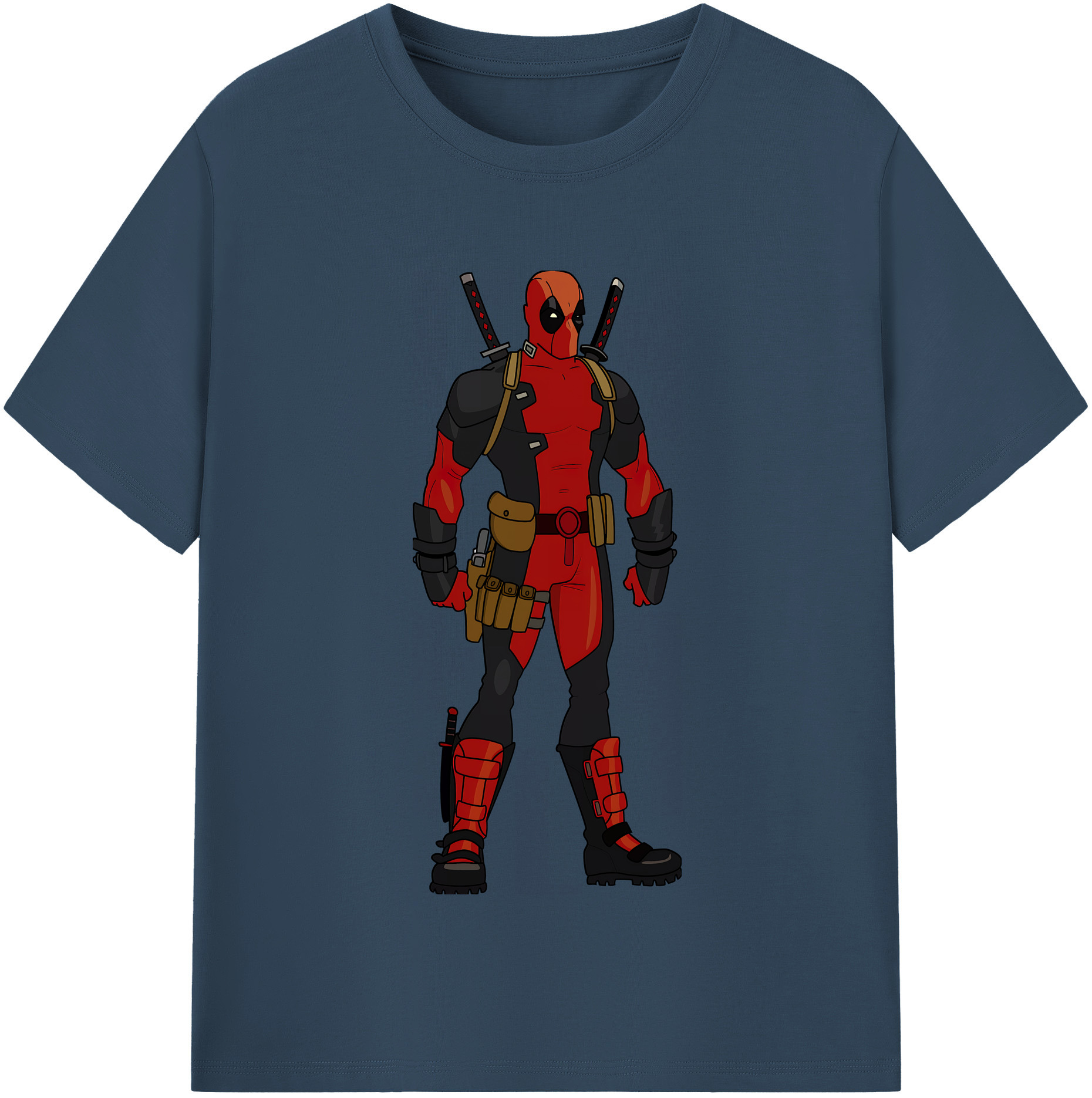 （画像用） Deadpool デッドプール レディースカジュアルプリントTシャツ（綿100％）