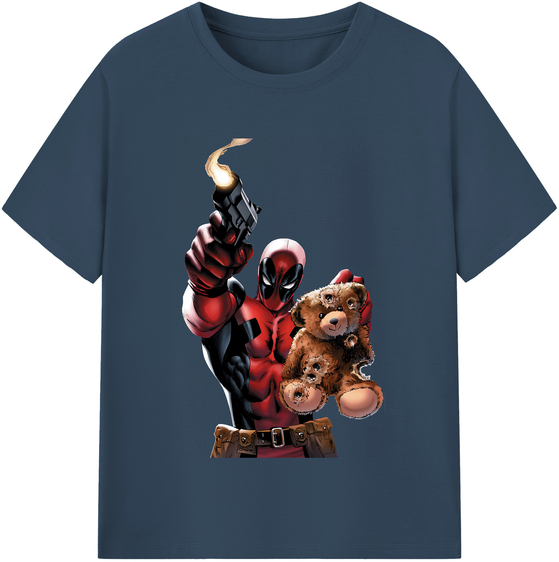 （画像用） Deadpool デッドプール レディースカジュアルプリントTシャツ（綿100％）