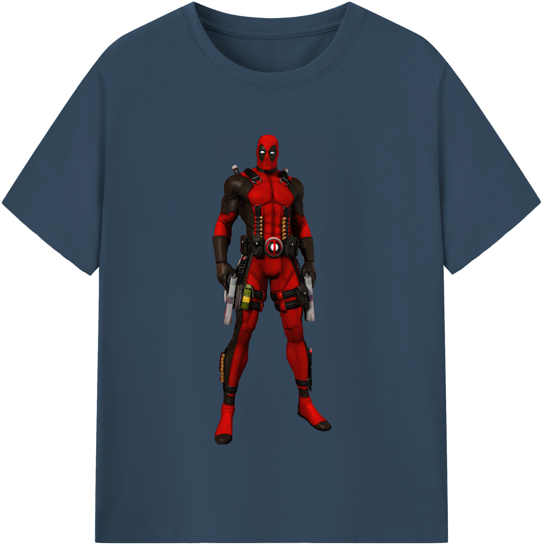 （画像用） Deadpool デッドプール レディースカジュアルプリントTシャツ（綿100％）