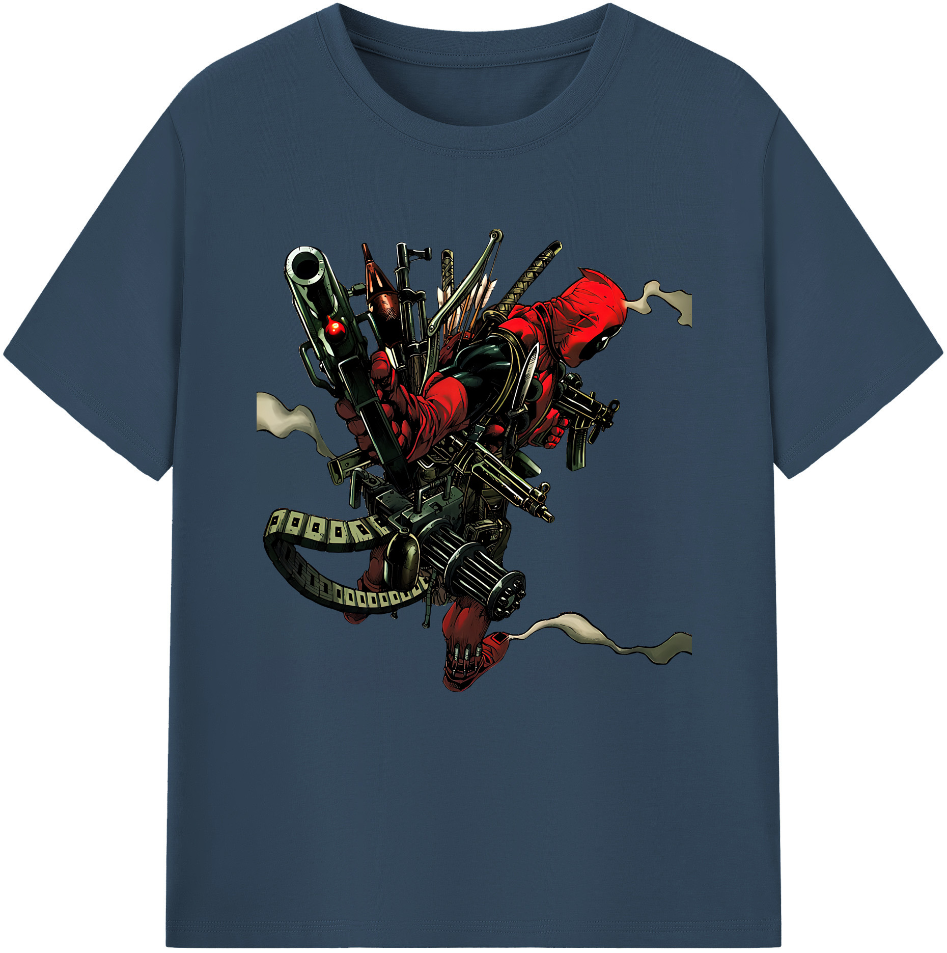 （画像用） Deadpool デッドプール レディースカジュアルプリントTシャツ（綿100％）