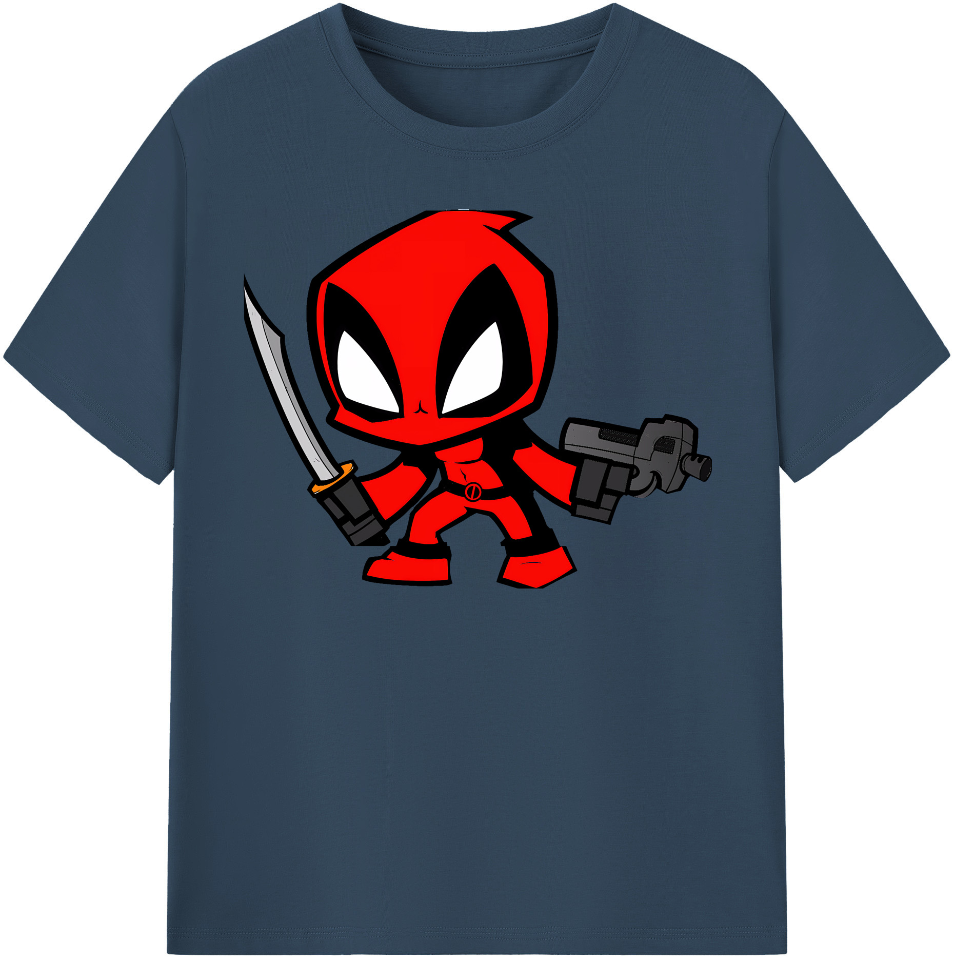 （画像用） Deadpool デッドプール レディースカジュアルプリントTシャツ（綿100％）