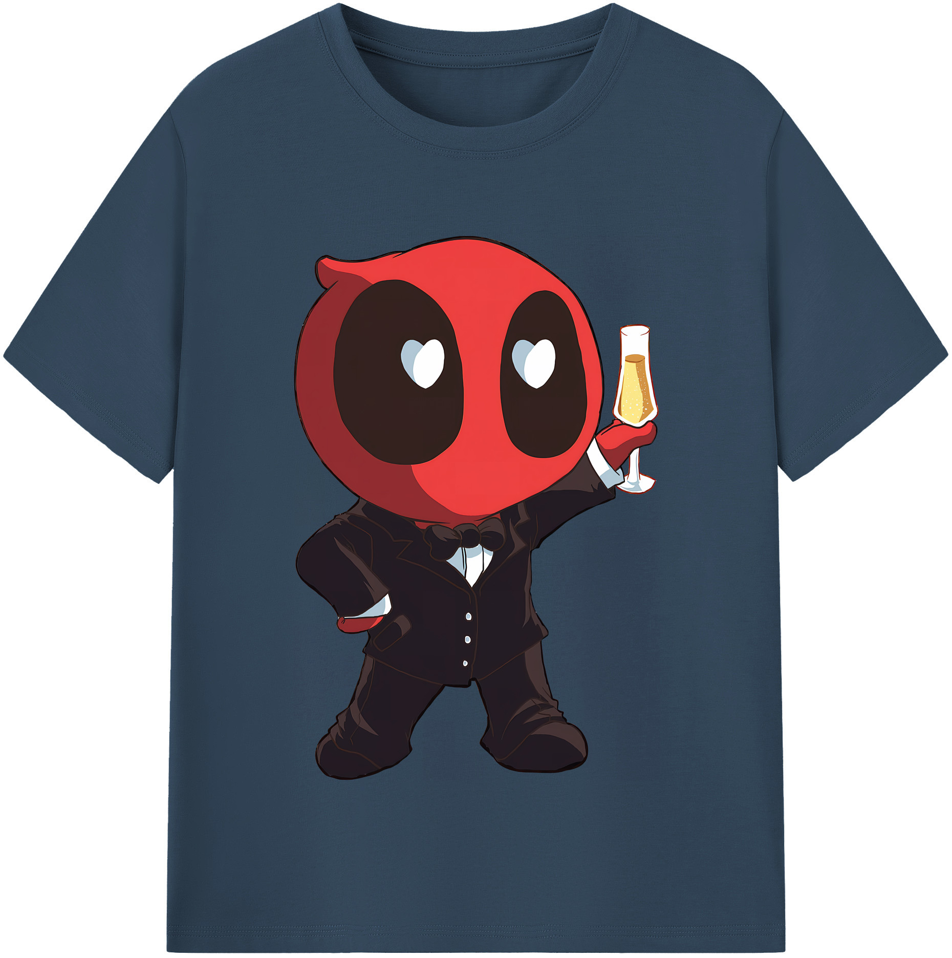 （画像用） Deadpool デッドプール レディースカジュアルプリントTシャツ（綿100％）