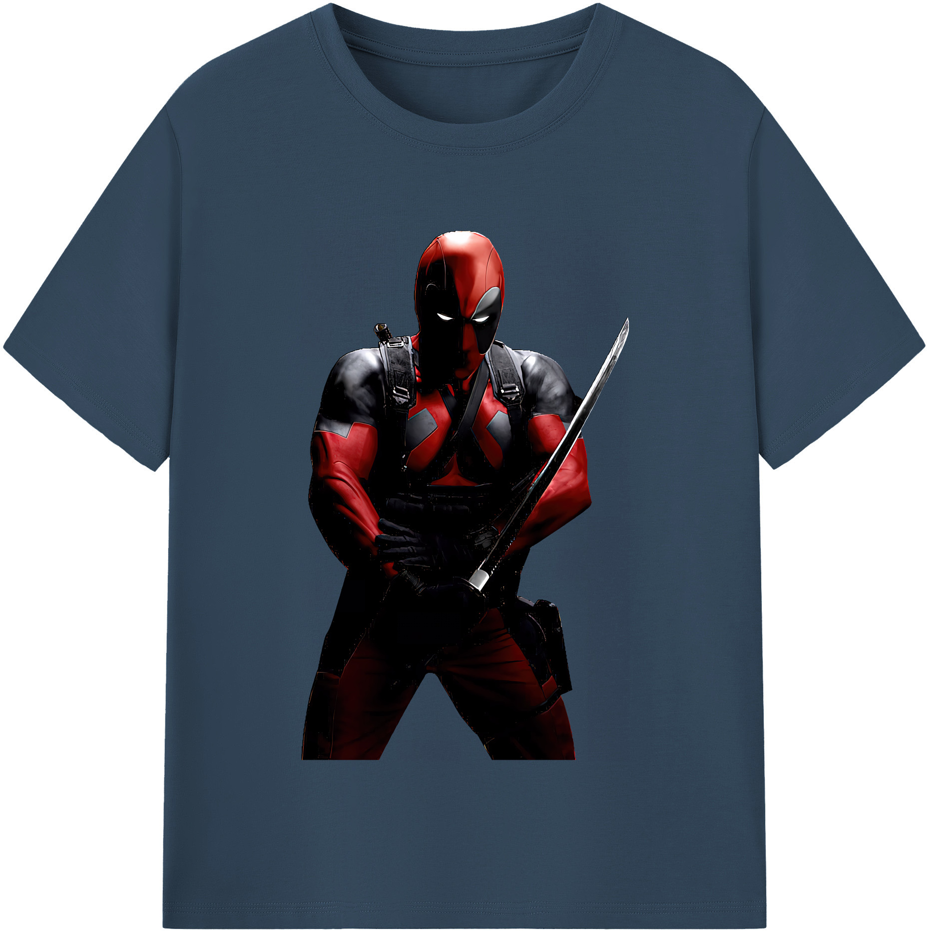 （画像用） Deadpool デッドプール レディースカジュアルプリントTシャツ（綿100％）