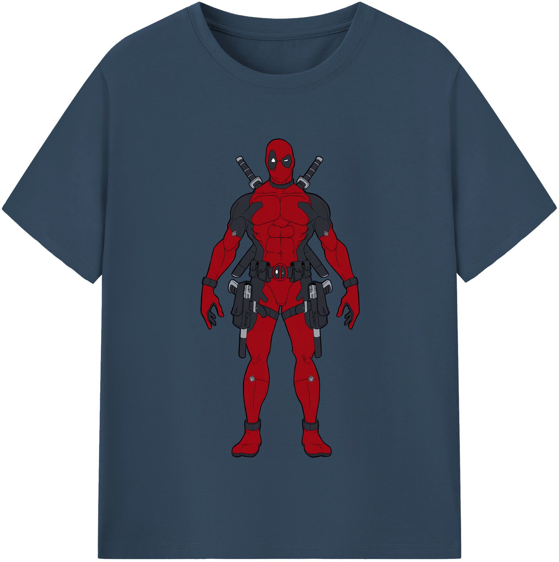 （画像用） Deadpool デッドプール レディースカジュアルプリントTシャツ（綿100％）