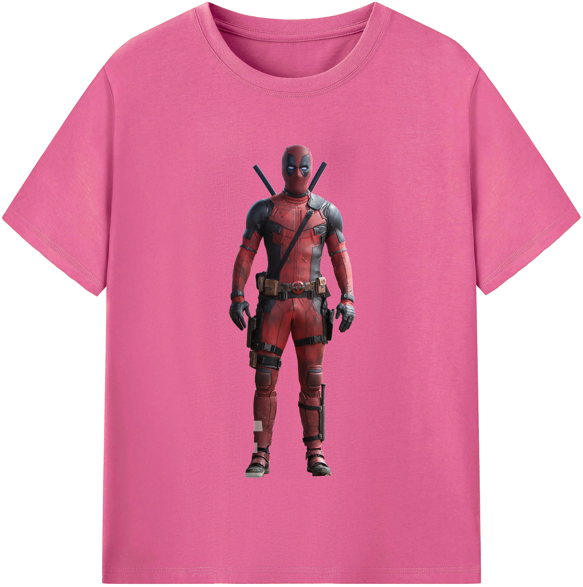 （画像用） Deadpool デッドプール レディースカジュアルプリントTシャツ（綿100％）