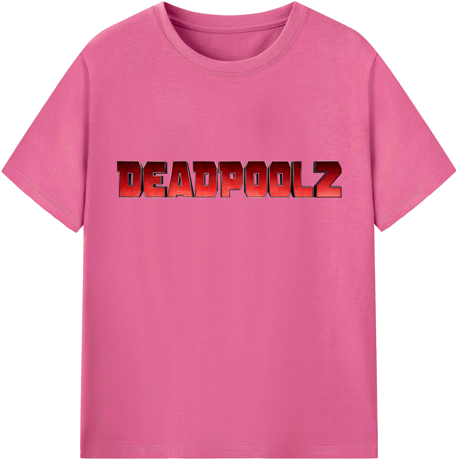 （画像用） Deadpool デッドプール レディースカジュアルプリントTシャツ（綿100％）