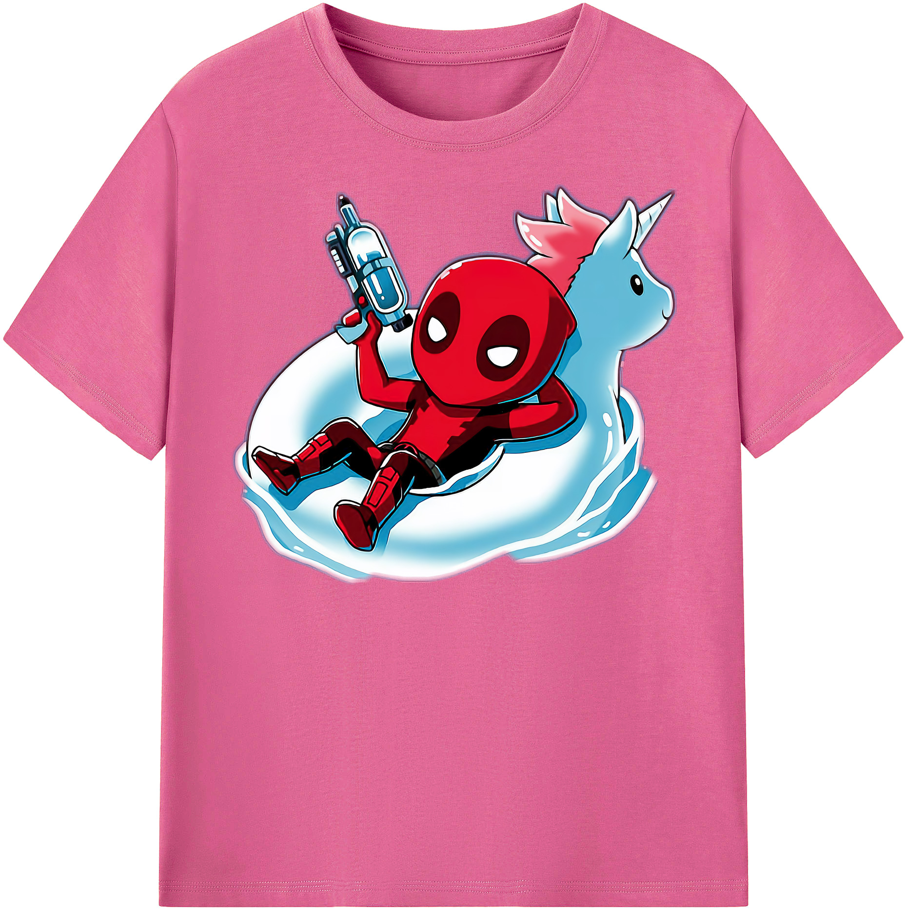 （画像用） Deadpool デッドプール レディースカジュアルプリントTシャツ（綿100％）