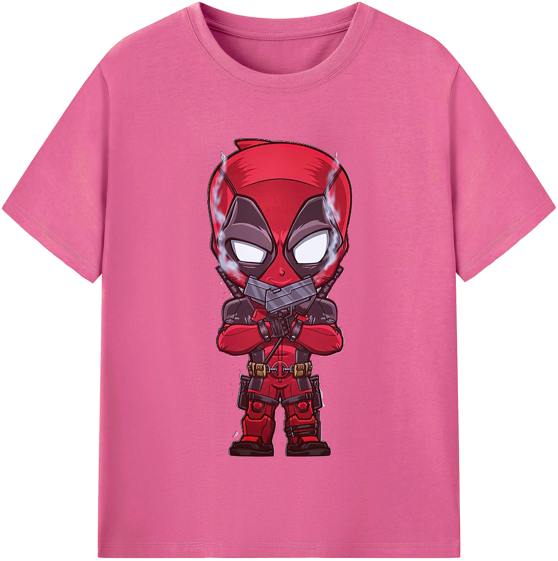 （画像用） Deadpool デッドプール レディースカジュアルプリントTシャツ（綿100％）