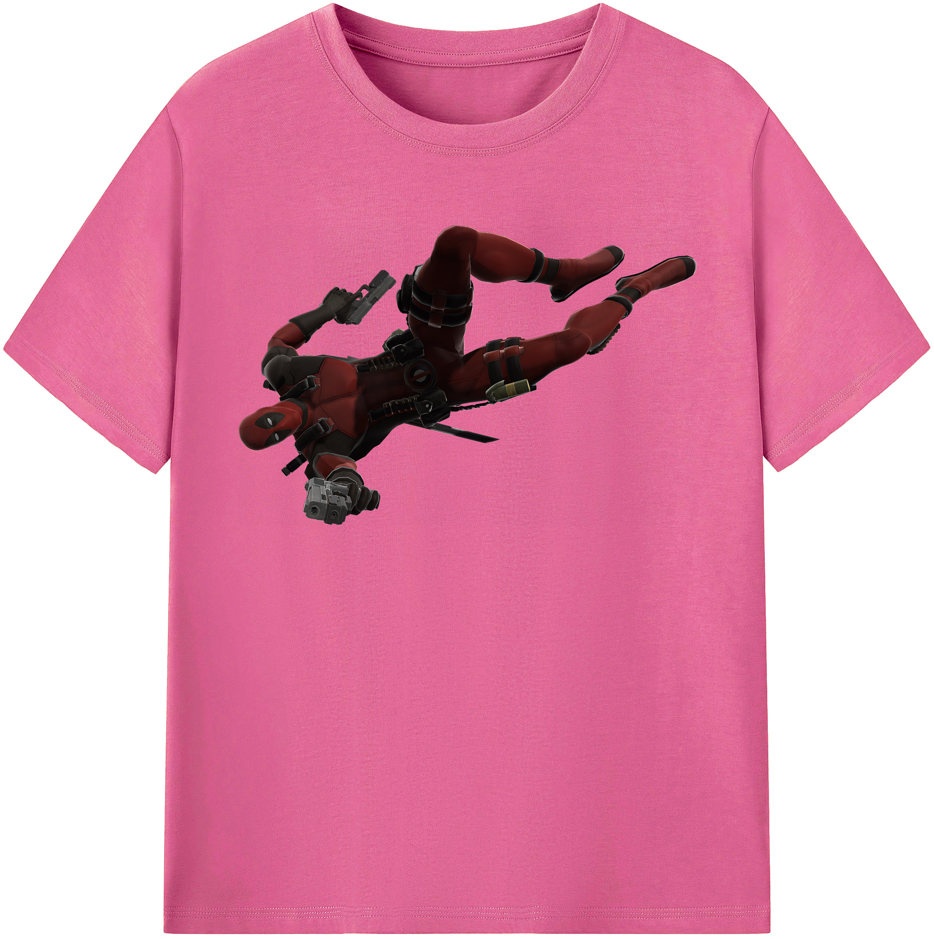 （画像用） Deadpool デッドプール レディースカジュアルプリントTシャツ（綿100％）