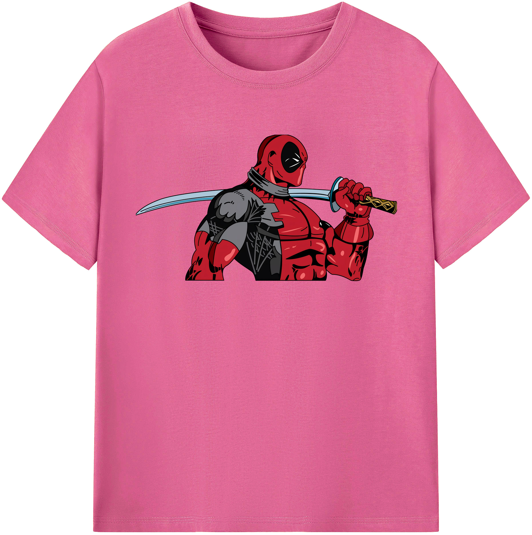 （画像用） Deadpool デッドプール レディースカジュアルプリントTシャツ（綿100％）