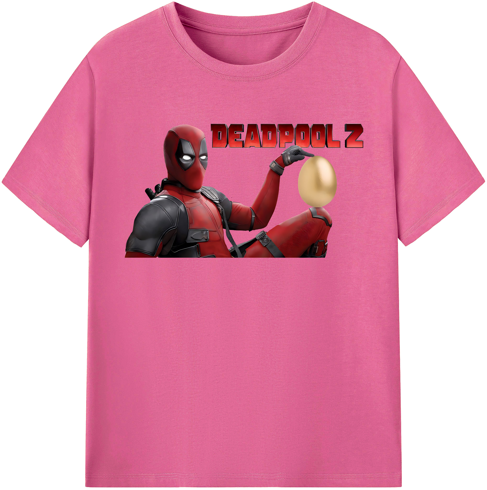 （画像用） Deadpool デッドプール レディースカジュアルプリントTシャツ（綿100％）