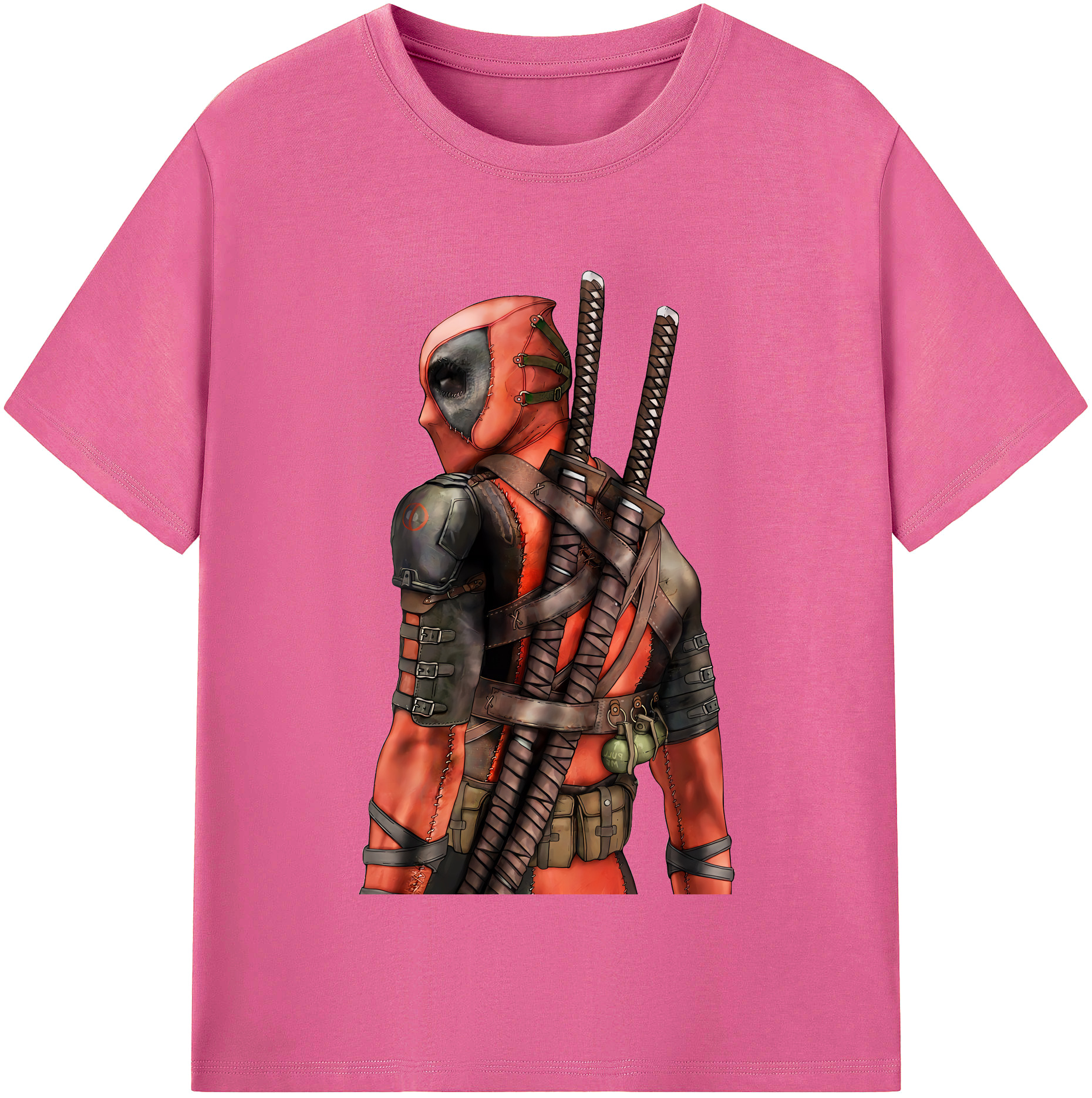 （画像用） Deadpool デッドプール レディースカジュアルプリントTシャツ（綿100％）