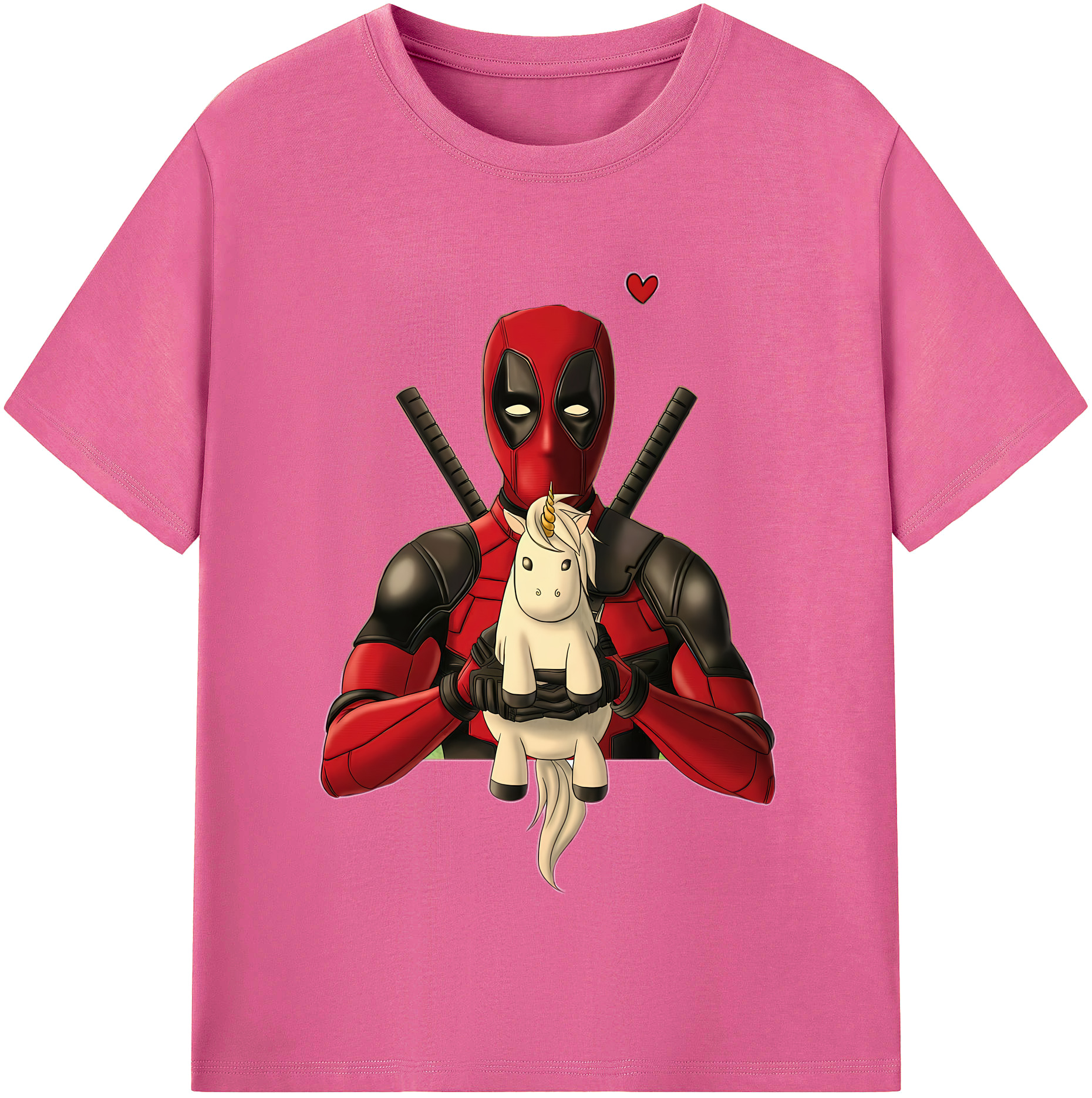 （画像用） Deadpool デッドプール レディースカジュアルプリントTシャツ（綿100％）