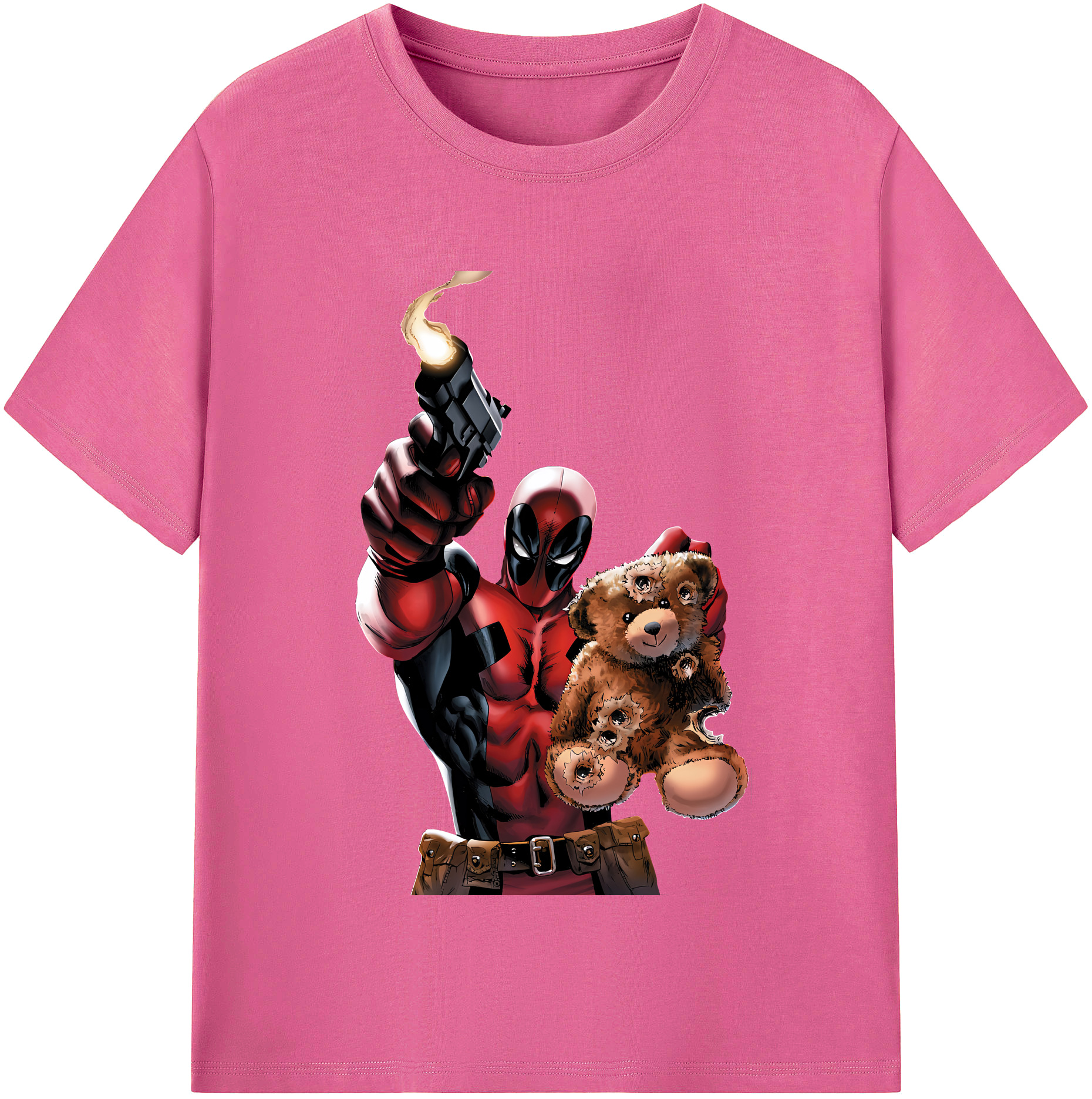 （画像用） Deadpool デッドプール レディースカジュアルプリントTシャツ（綿100％）